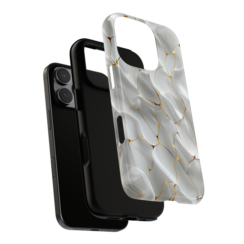 Elegant Phone Case with Golden Accents, Protective Mobile Cover, Stylish Tech Accessory, Perfect Gift for Any Occasion