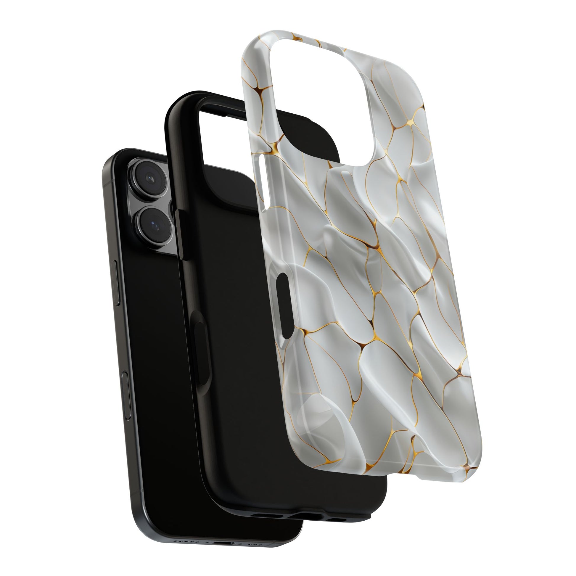 Elegant Phone Case with Golden Accents, Protective Mobile Cover, Stylish Tech Accessory, Perfect Gift for Any Occasion