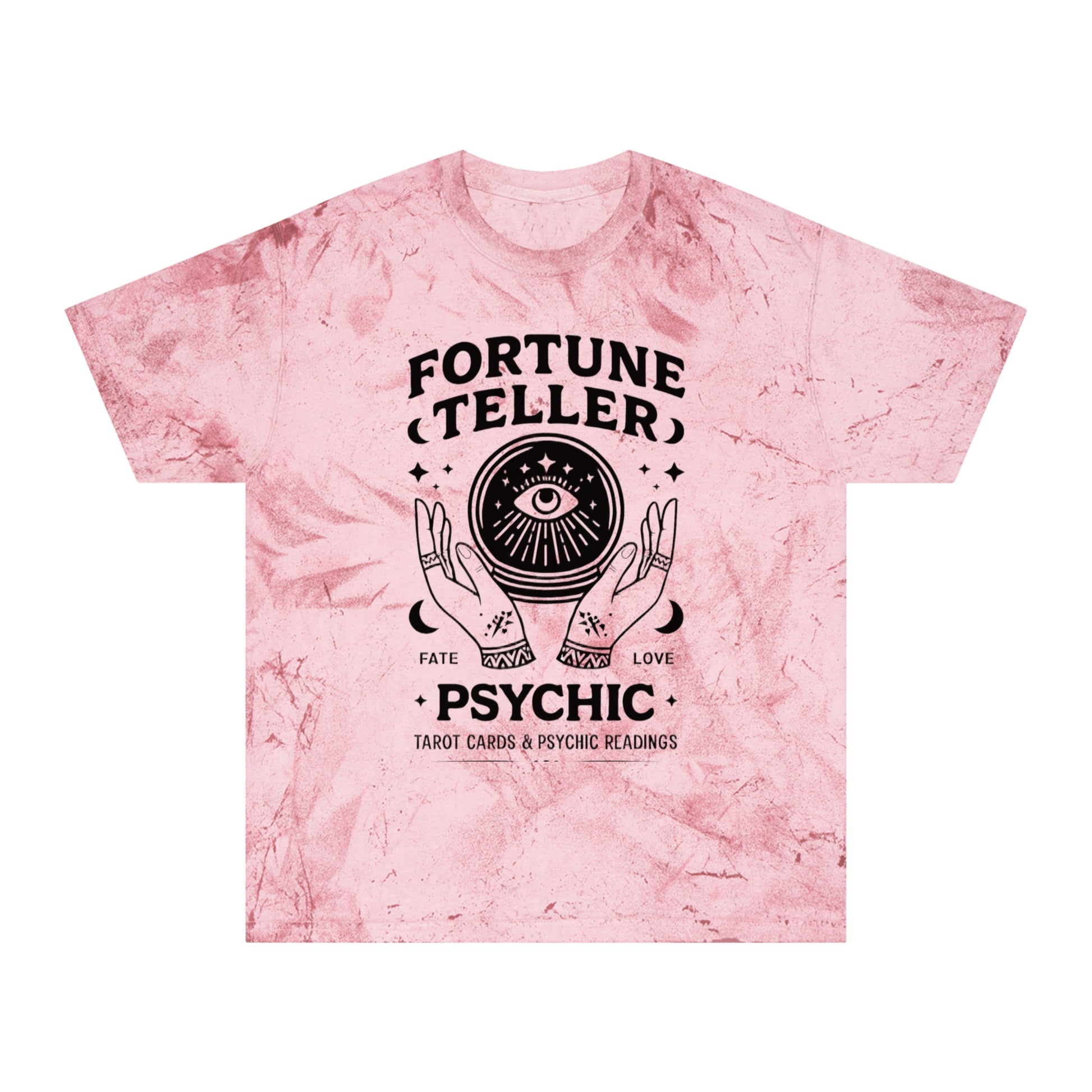 Psychic Fortune Teller T-Shirt, Unisex Tee, Spiritual Gift, Astrology Apparel, Tarot Card Top, Boho Style Tee