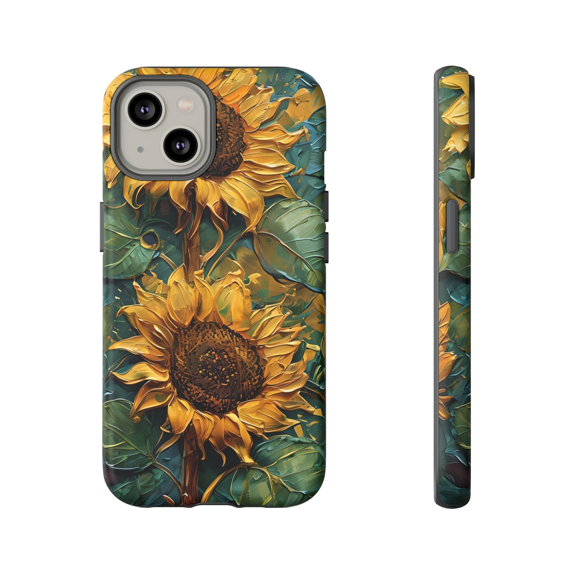 Sunflower Tough Phone Case - Floral Protection, Gift for Nature Lovers, Customizable, Summer Vibes, Eco-Friendly Accessories