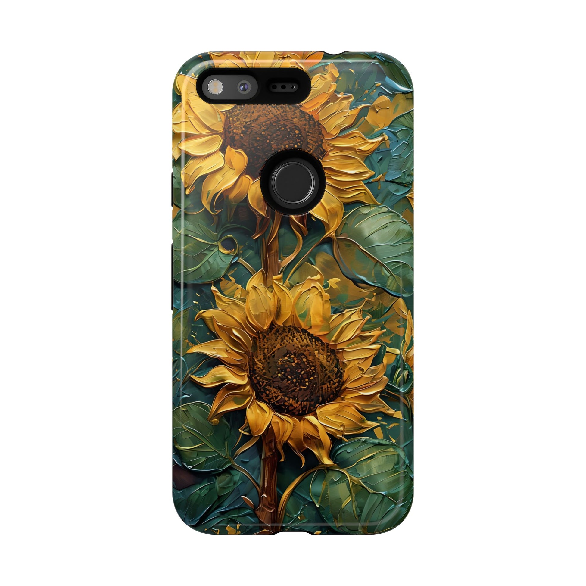 Sunflower Tough Phone Case - Floral Protection, Gift for Nature Lovers, Customizable, Summer Vibes, Eco-Friendly Accessories