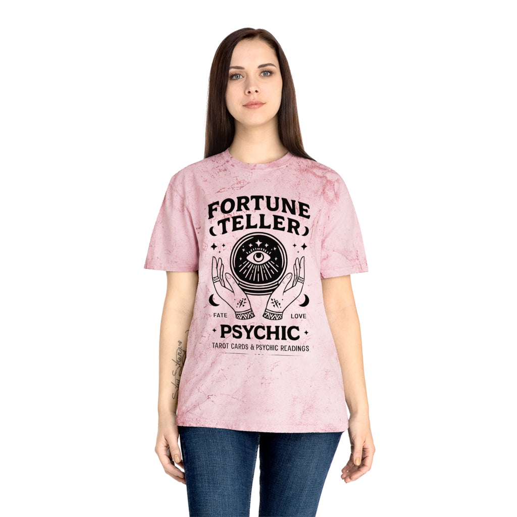 Psychic Fortune Teller T-Shirt, Unisex Tee, Spiritual Gift, Astrology Apparel, Tarot Card Top, Boho Style Tee