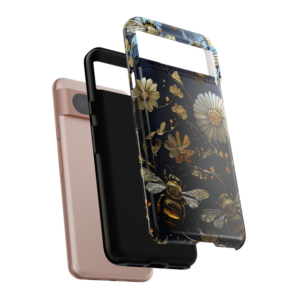 Bee & Flower Phone Cases - Tough, Stylish Protection, Gifts for Nature Lovers, Floral Phone Accessories, Cute Cases for All Ages
