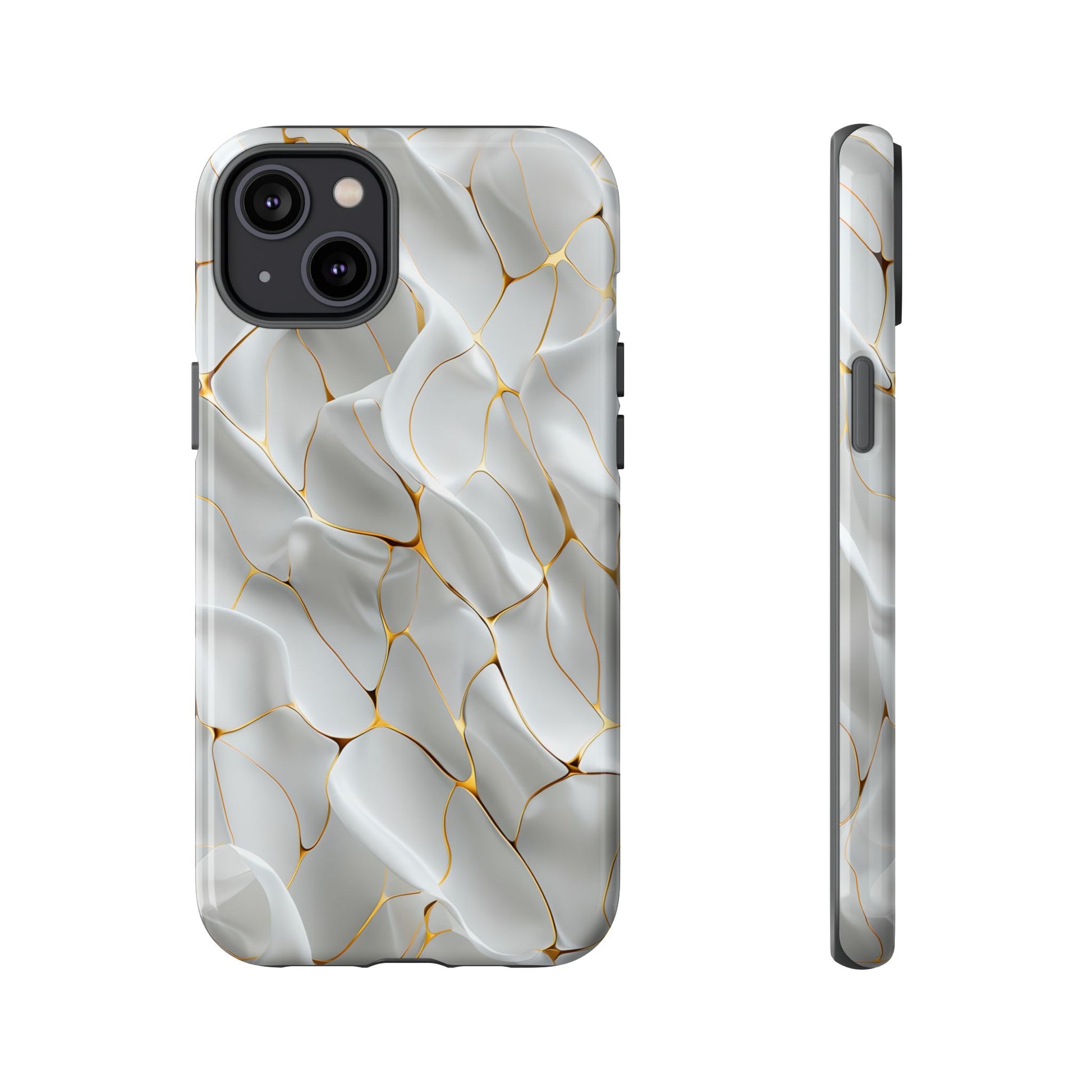 Elegant Phone Case with Golden Accents, Protective Mobile Cover, Stylish Tech Accessory, Perfect Gift for Any Occasion