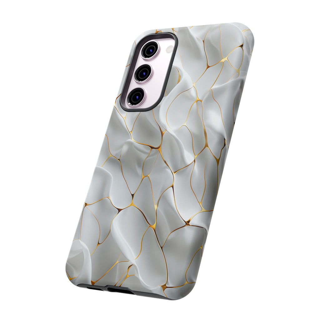 Elegant Phone Case with Golden Accents, Protective Mobile Cover, Stylish Tech Accessory, Perfect Gift for Any Occasion