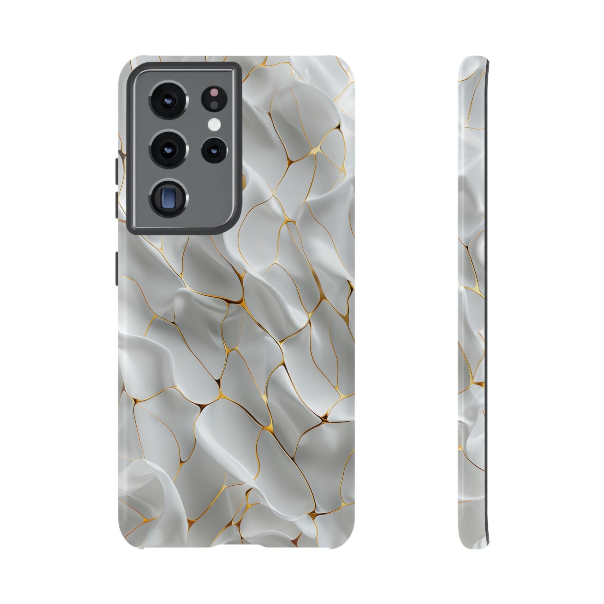 Elegant Phone Case with Golden Accents, Protective Mobile Cover, Stylish Tech Accessory, Perfect Gift for Any Occasion