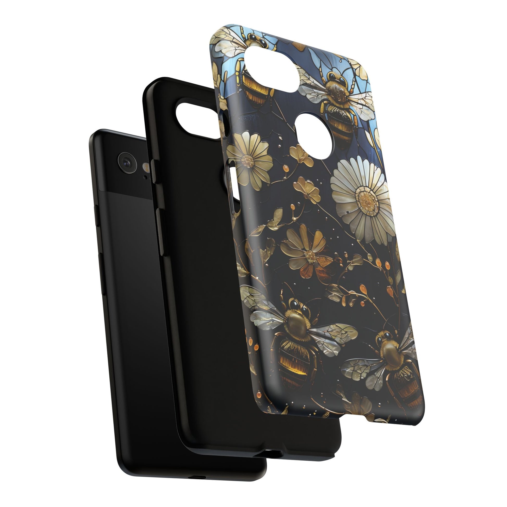 Bee & Flower Phone Cases - Tough, Stylish Protection, Gifts for Nature Lovers, Floral Phone Accessories, Cute Cases for All Ages