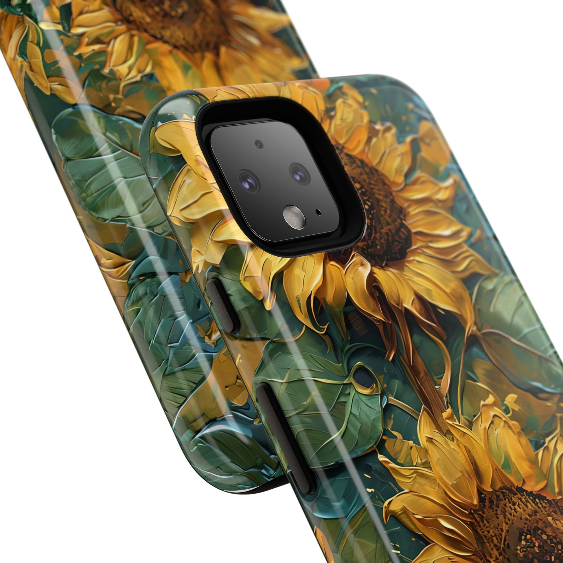 Sunflower Tough Phone Case - Floral Protection, Gift for Nature Lovers, Customizable, Summer Vibes, Eco-Friendly Accessories