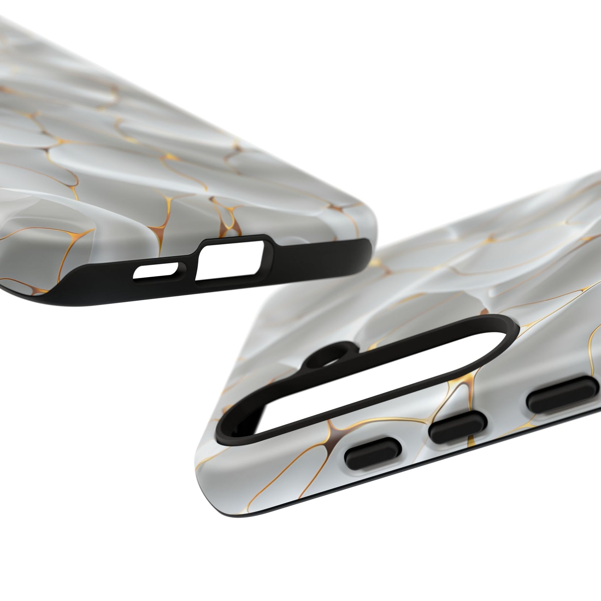 Elegant Phone Case with Golden Accents, Protective Mobile Cover, Stylish Tech Accessory, Perfect Gift for Any Occasion