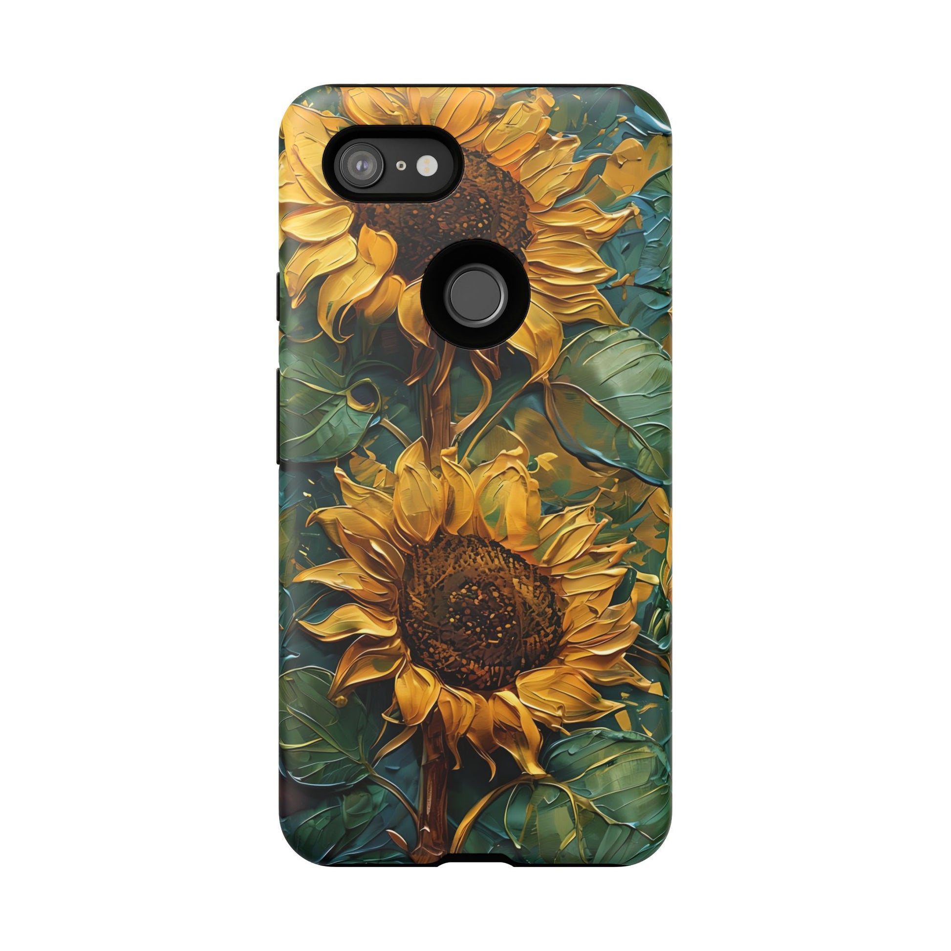 Sunflower Tough Phone Case - Floral Protection, Gift for Nature Lovers, Customizable, Summer Vibes, Eco-Friendly Accessories