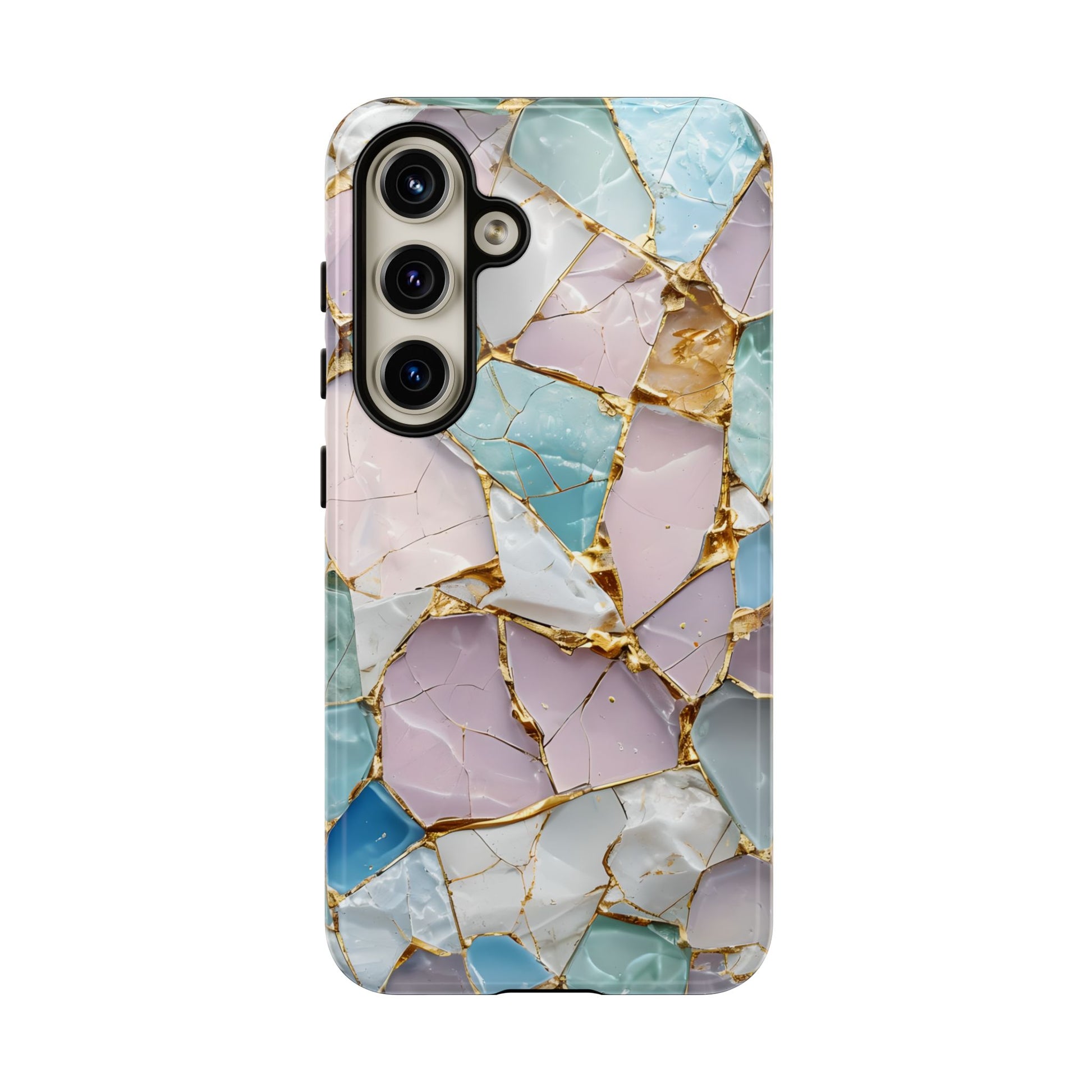 Colorful Phone Case - Tough Cases with Elegant Marble Design, Stylish Cover for Everyday Use, Gift for Her, Tech Accessory