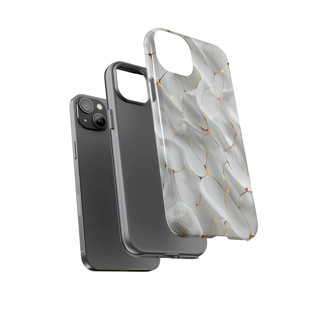 Elegant Phone Case with Golden Accents, Protective Mobile Cover, Stylish Tech Accessory, Perfect Gift for Any Occasion