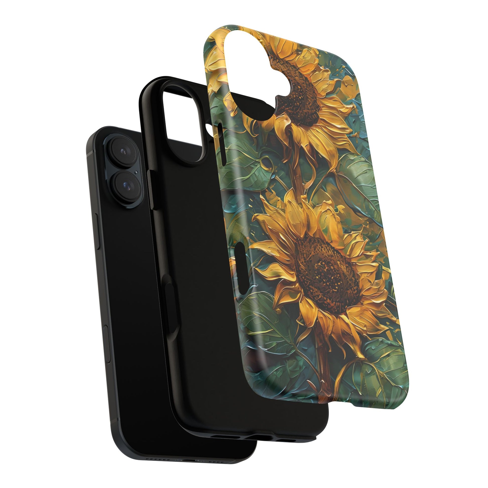 Sunflower Tough Phone Case - Floral Protection, Gift for Nature Lovers, Customizable, Summer Vibes, Eco-Friendly Accessories