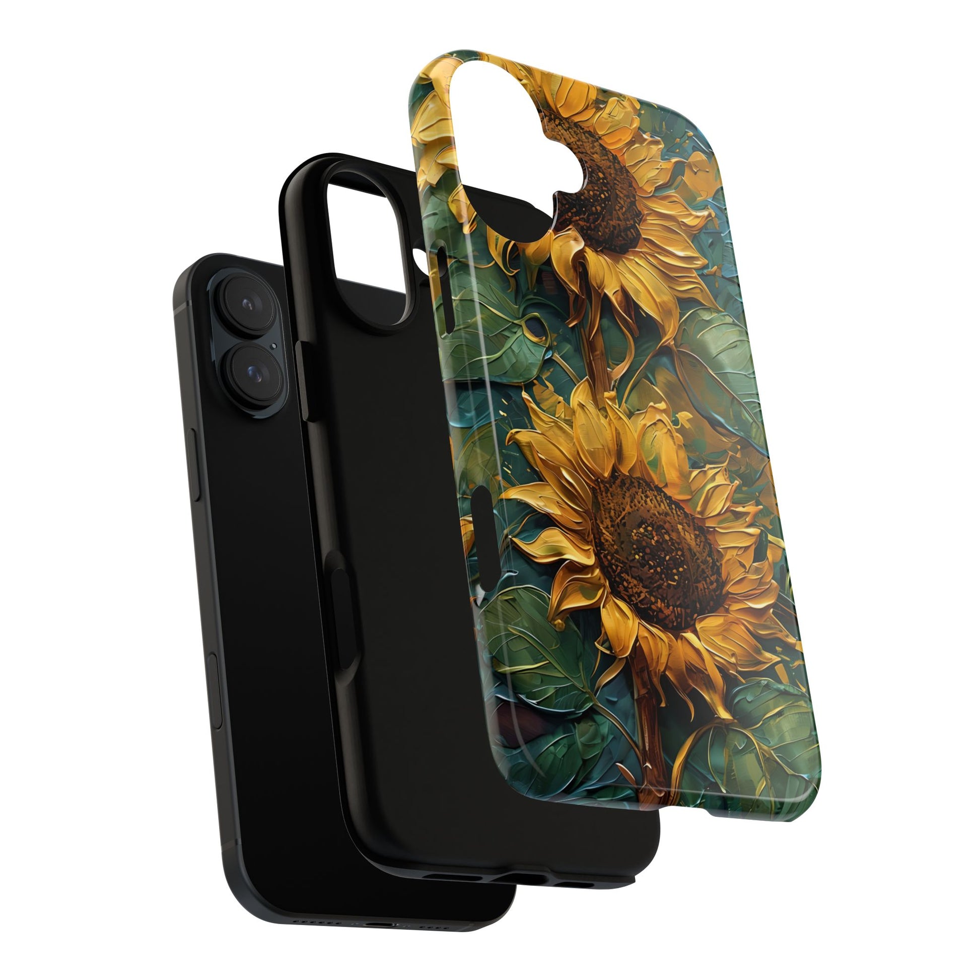 Sunflower Tough Phone Case - Floral Protection, Gift for Nature Lovers, Customizable, Summer Vibes, Eco-Friendly Accessories