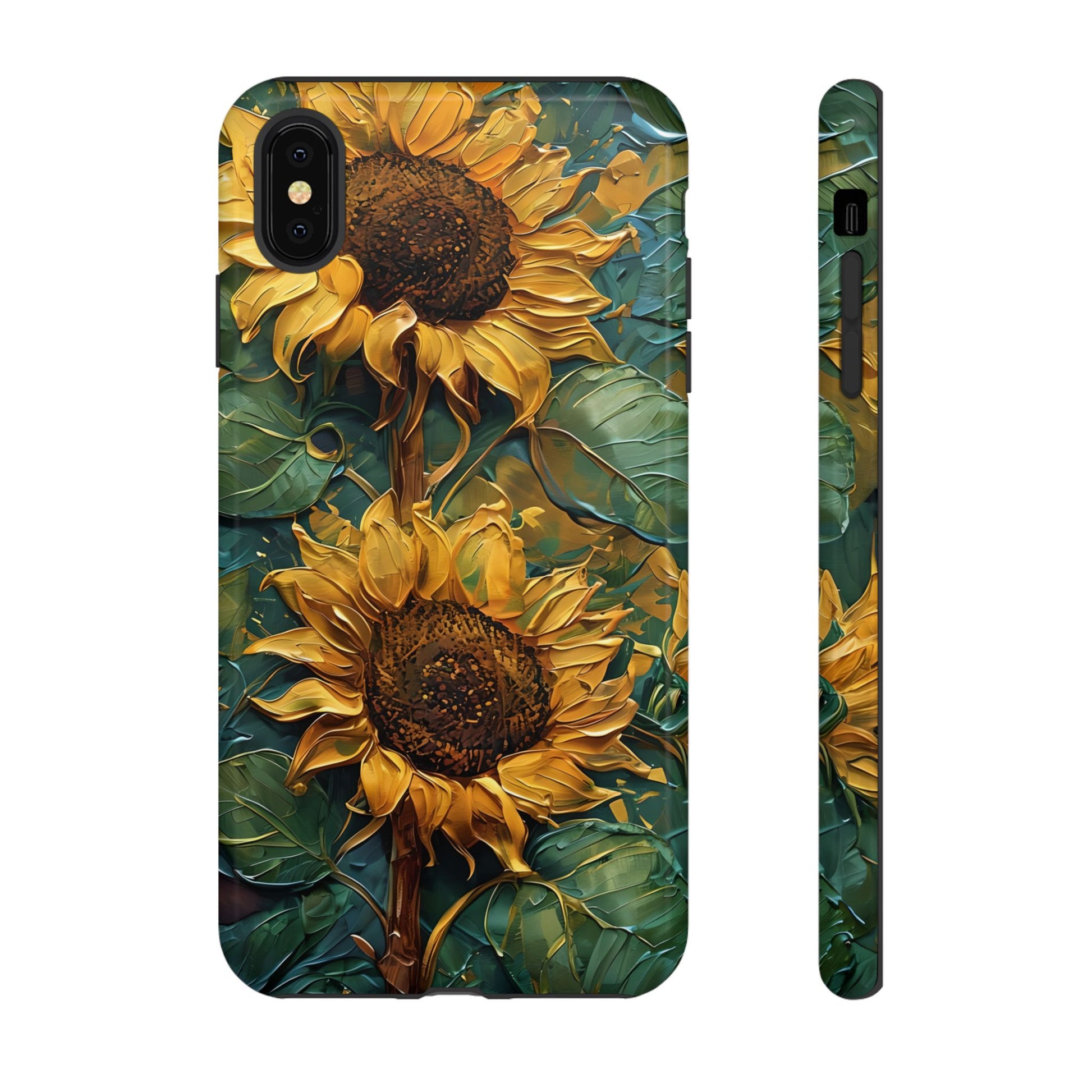 Sunflower Tough Phone Case - Floral Protection, Gift for Nature Lovers, Customizable, Summer Vibes, Eco-Friendly Accessories