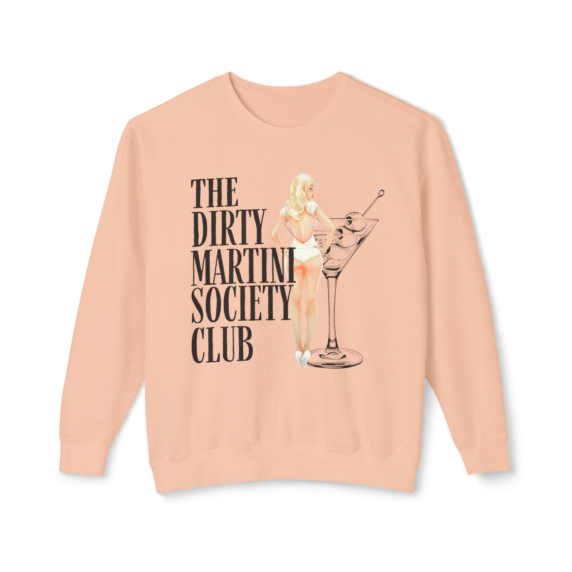 The Dirty Martini Society Club Unisex Crewneck Sweatshirt, Funny Party Gift, Cocktail Lover Apparel, Cozy Outing Top, Trendy Fashion [...]