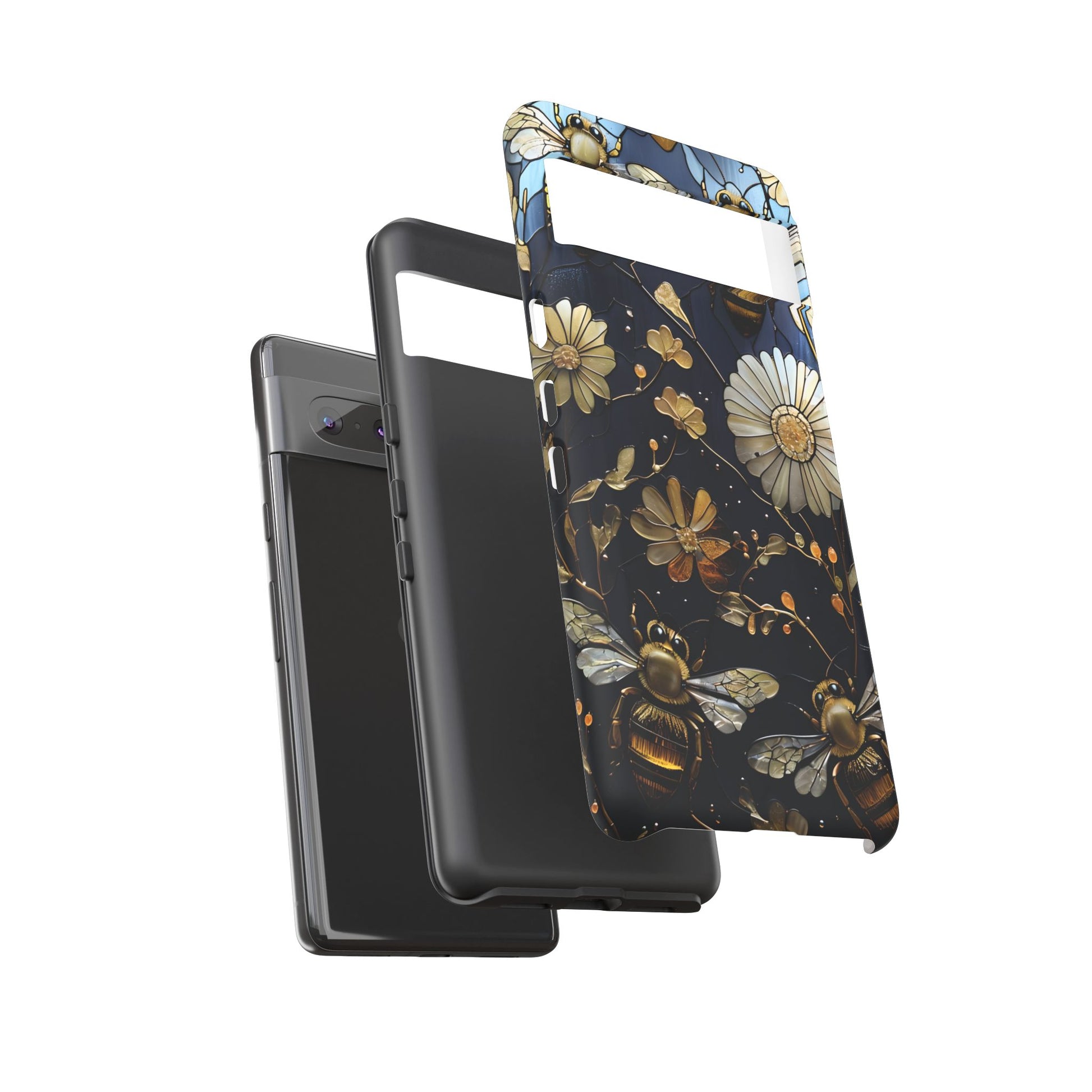 Bee & Flower Phone Cases - Tough, Stylish Protection, Gifts for Nature Lovers, Floral Phone Accessories, Cute Cases for All Ages