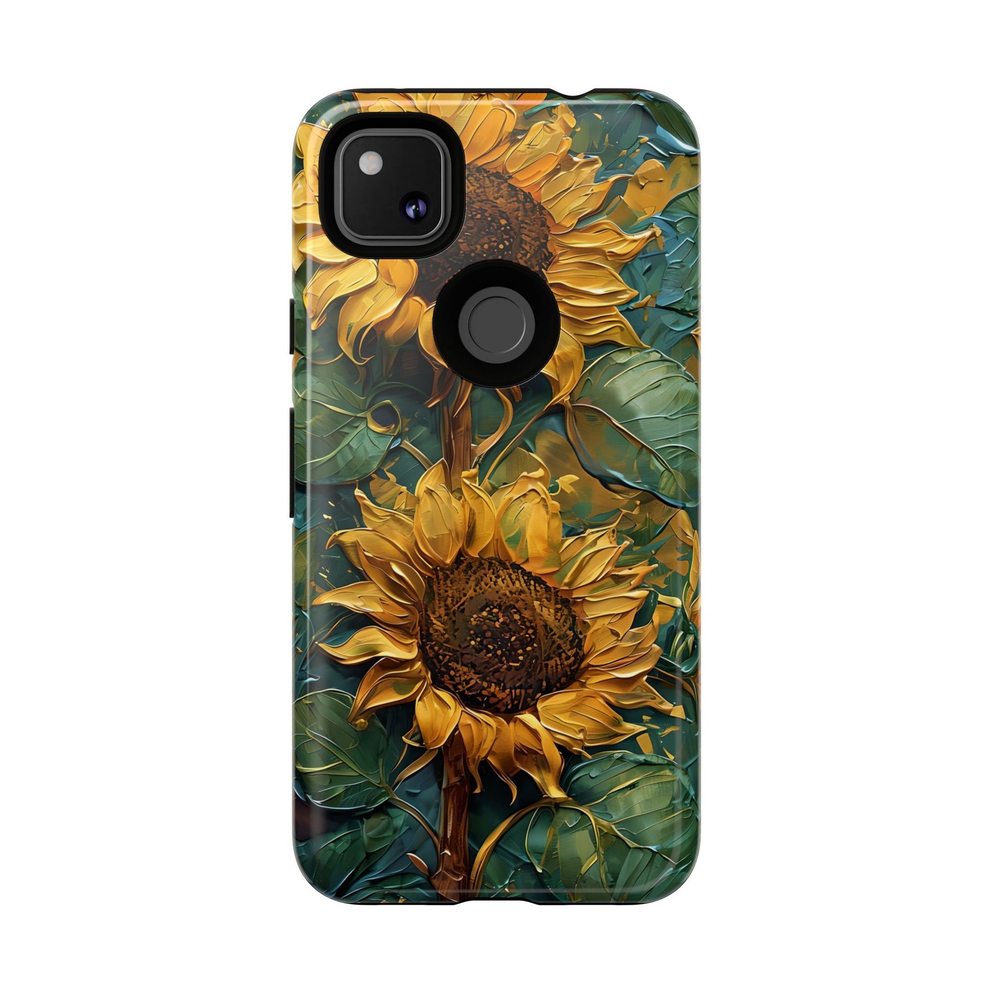 Sunflower Tough Phone Case - Floral Protection, Gift for Nature Lovers, Customizable, Summer Vibes, Eco-Friendly Accessories