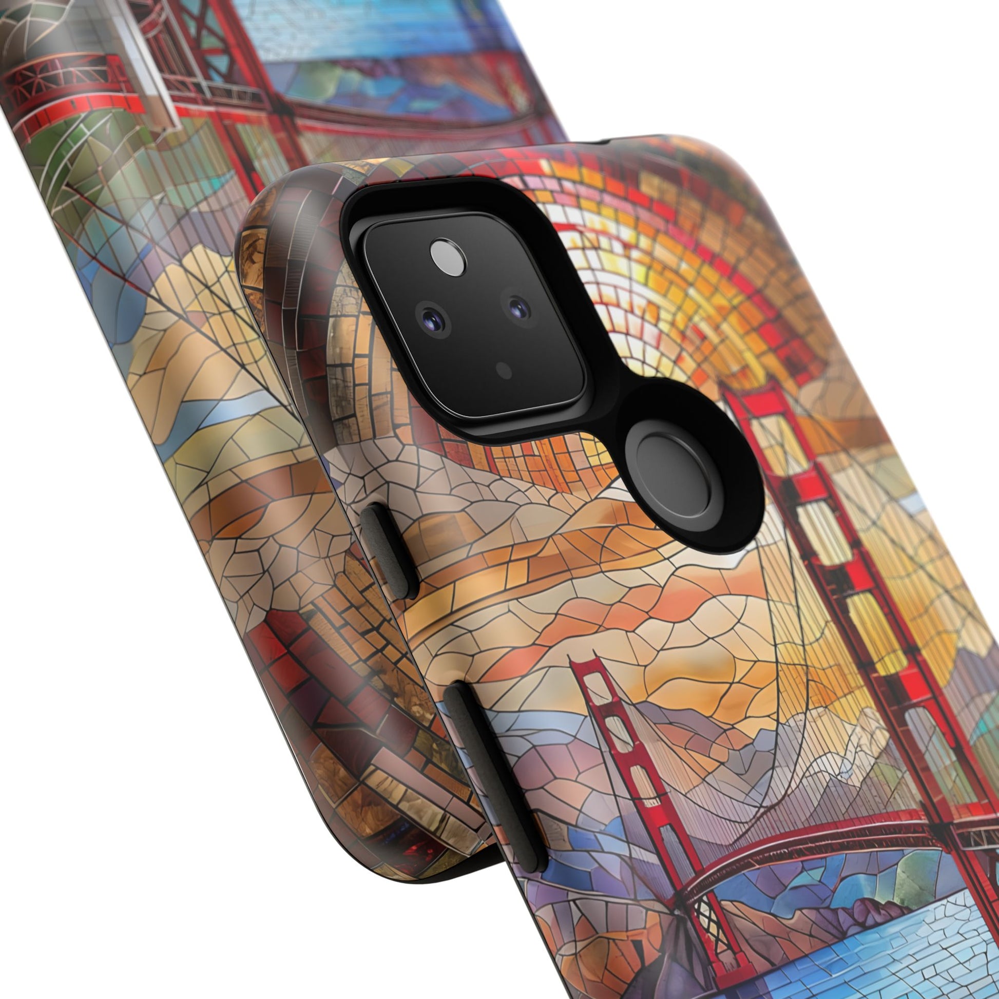 Golden Gate Bridge Phone Case, Artistic Phone Cover, Unique Gift for Travelers, Vibrant Cell Phone Accessory, Nature-Inspired Design