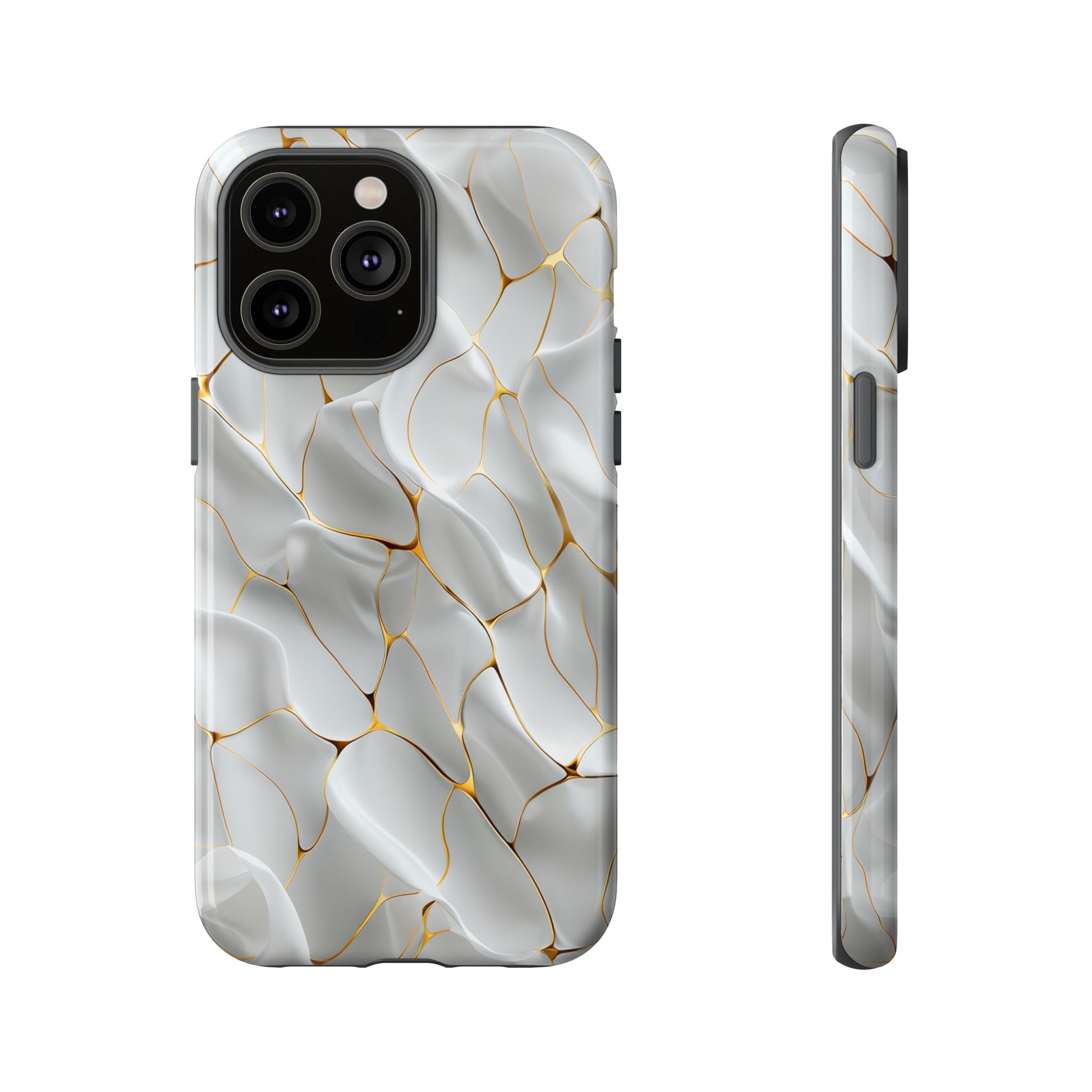 Elegant Phone Case with Golden Accents, Protective Mobile Cover, Stylish Tech Accessory, Perfect Gift for Any Occasion