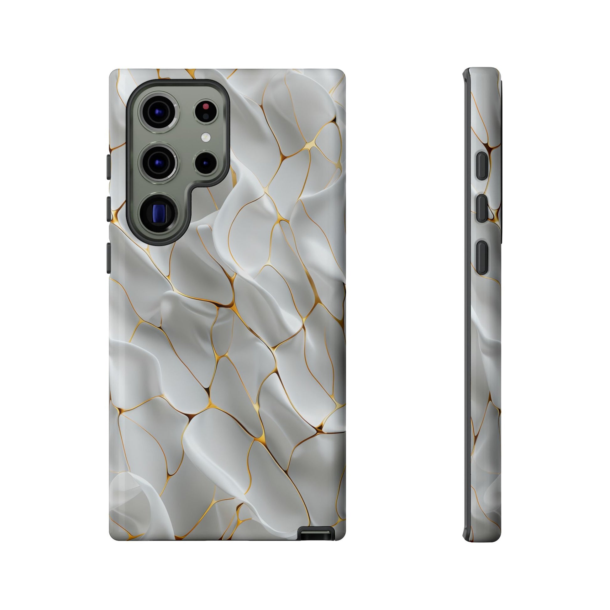 Elegant Phone Case with Golden Accents, Protective Mobile Cover, Stylish Tech Accessory, Perfect Gift for Any Occasion