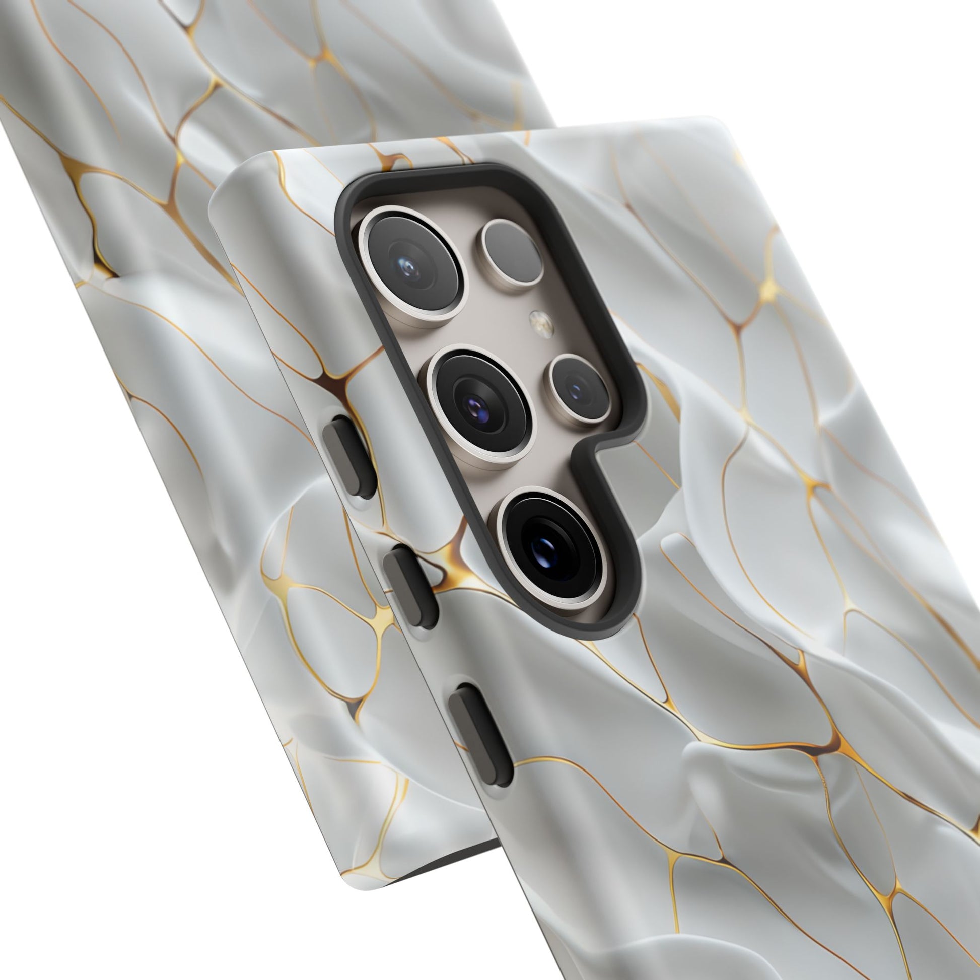 Elegant Phone Case with Golden Accents, Protective Mobile Cover, Stylish Tech Accessory, Perfect Gift for Any Occasion