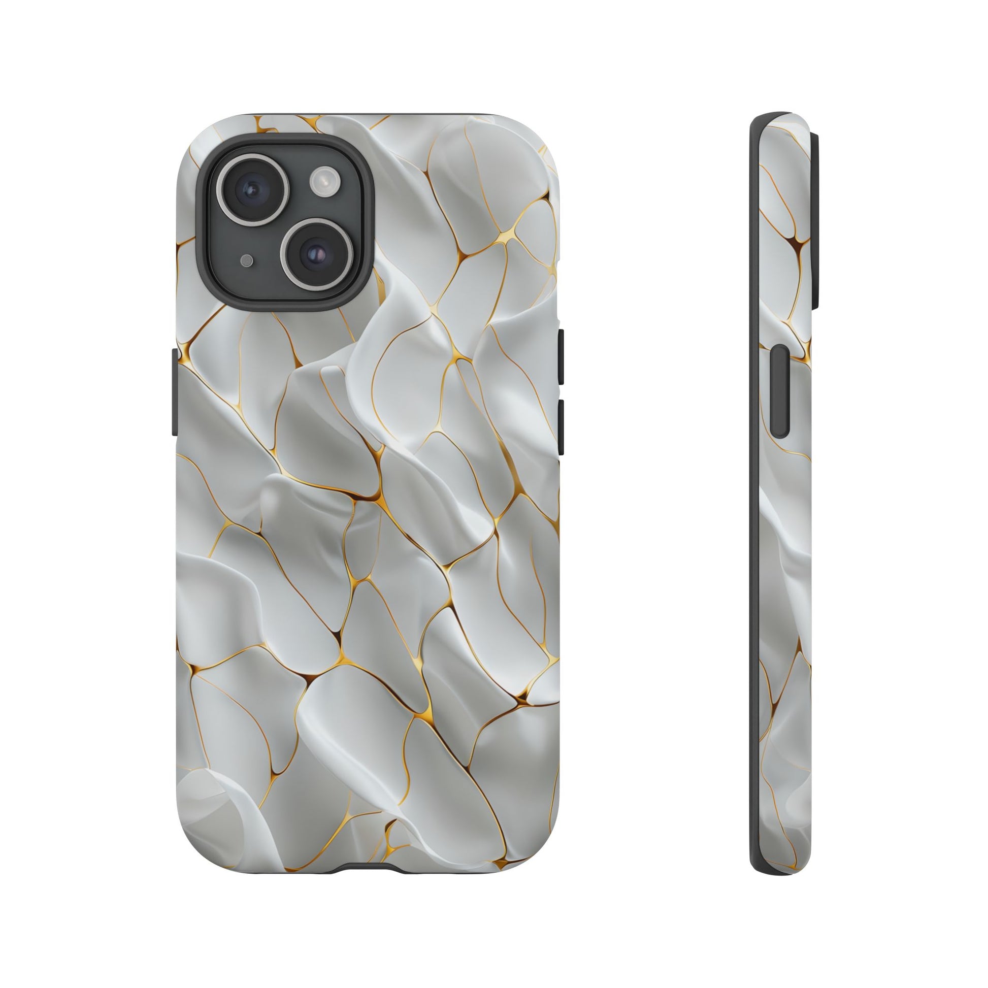 Elegant Phone Case with Golden Accents, Protective Mobile Cover, Stylish Tech Accessory, Perfect Gift for Any Occasion