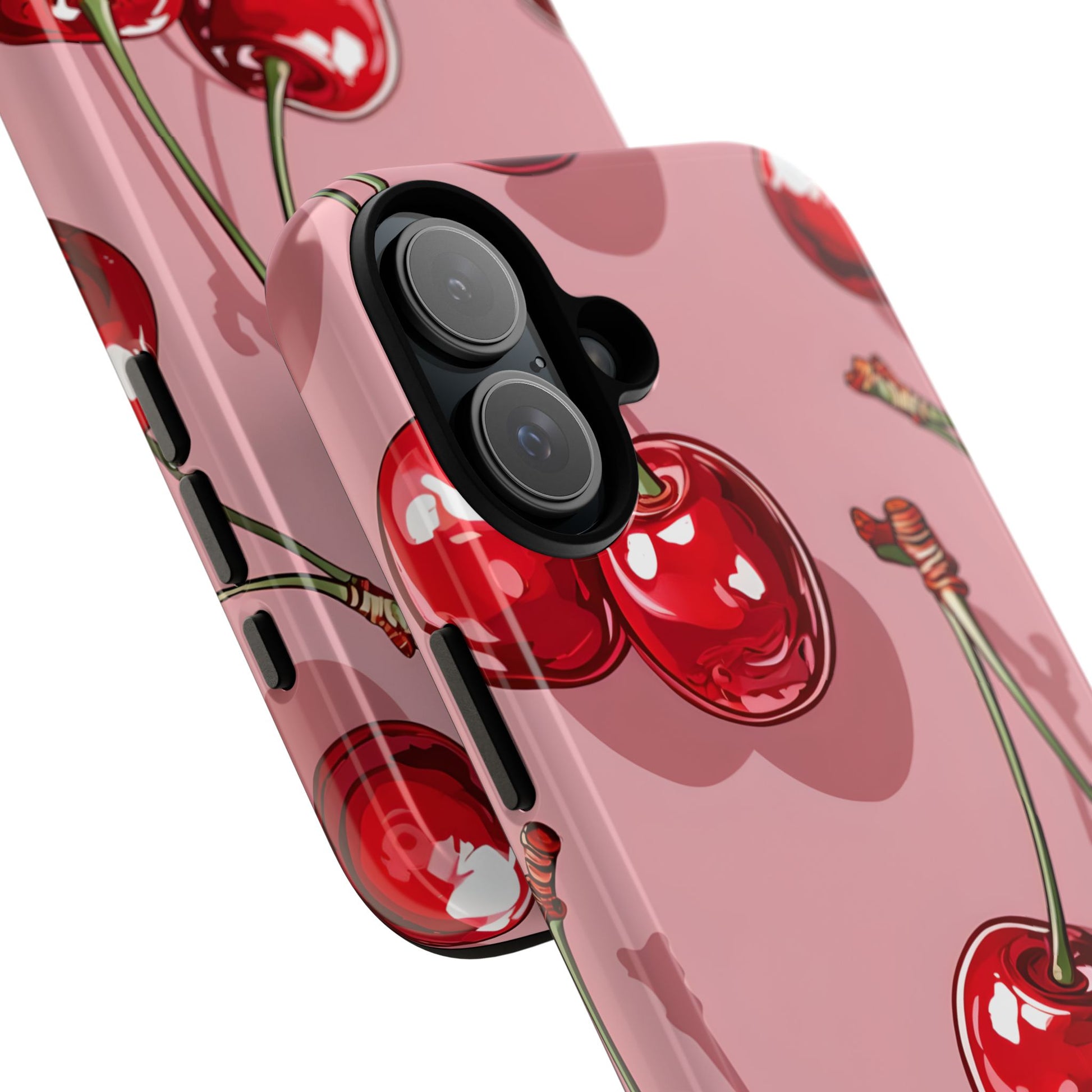 Cherry Blossom Phone Case, Tough Phone Cover, Cute Cherry Design, Summer Vibes, Phone Accessory, Gift for Her