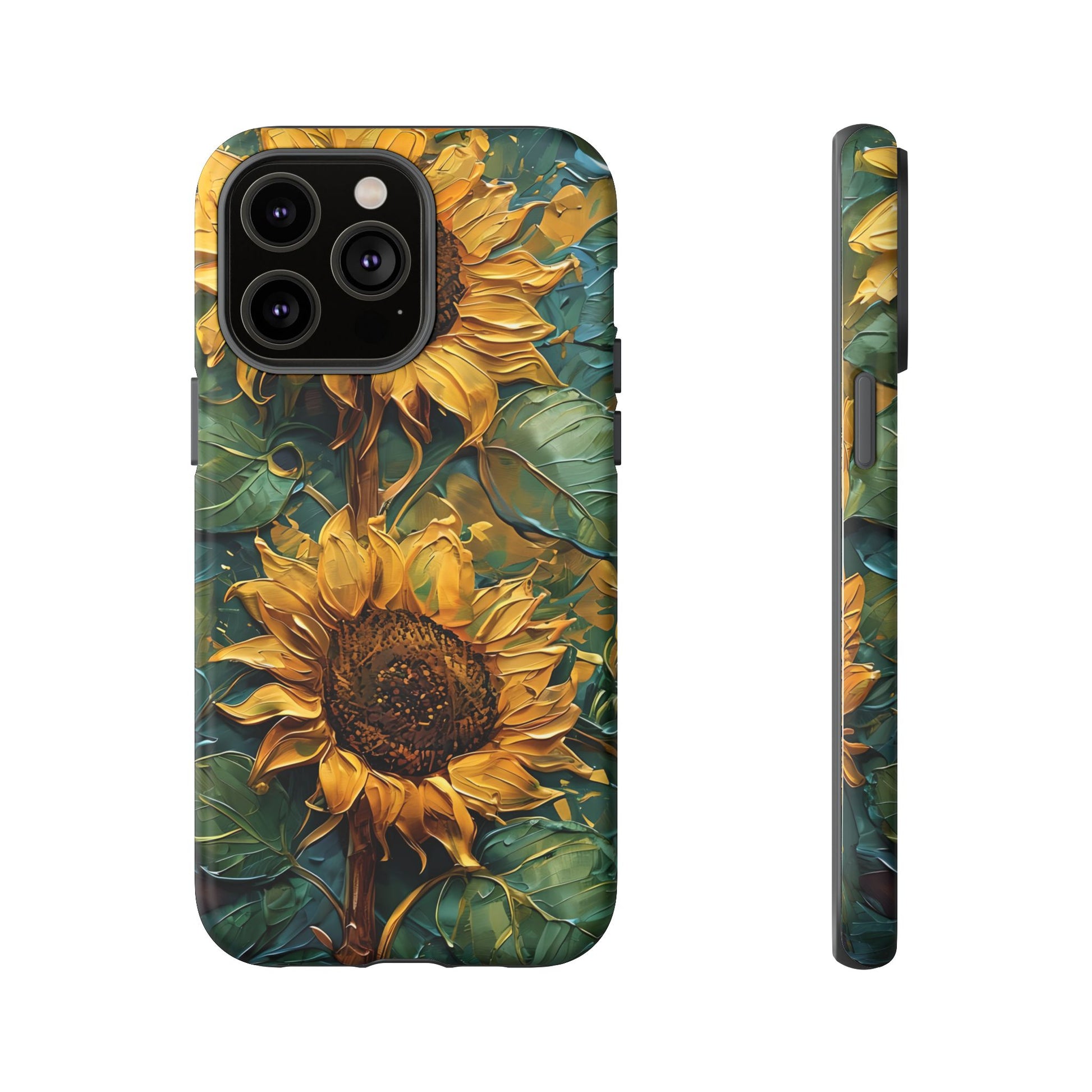 Sunflower Tough Phone Case - Floral Protection, Gift for Nature Lovers, Customizable, Summer Vibes, Eco-Friendly Accessories
