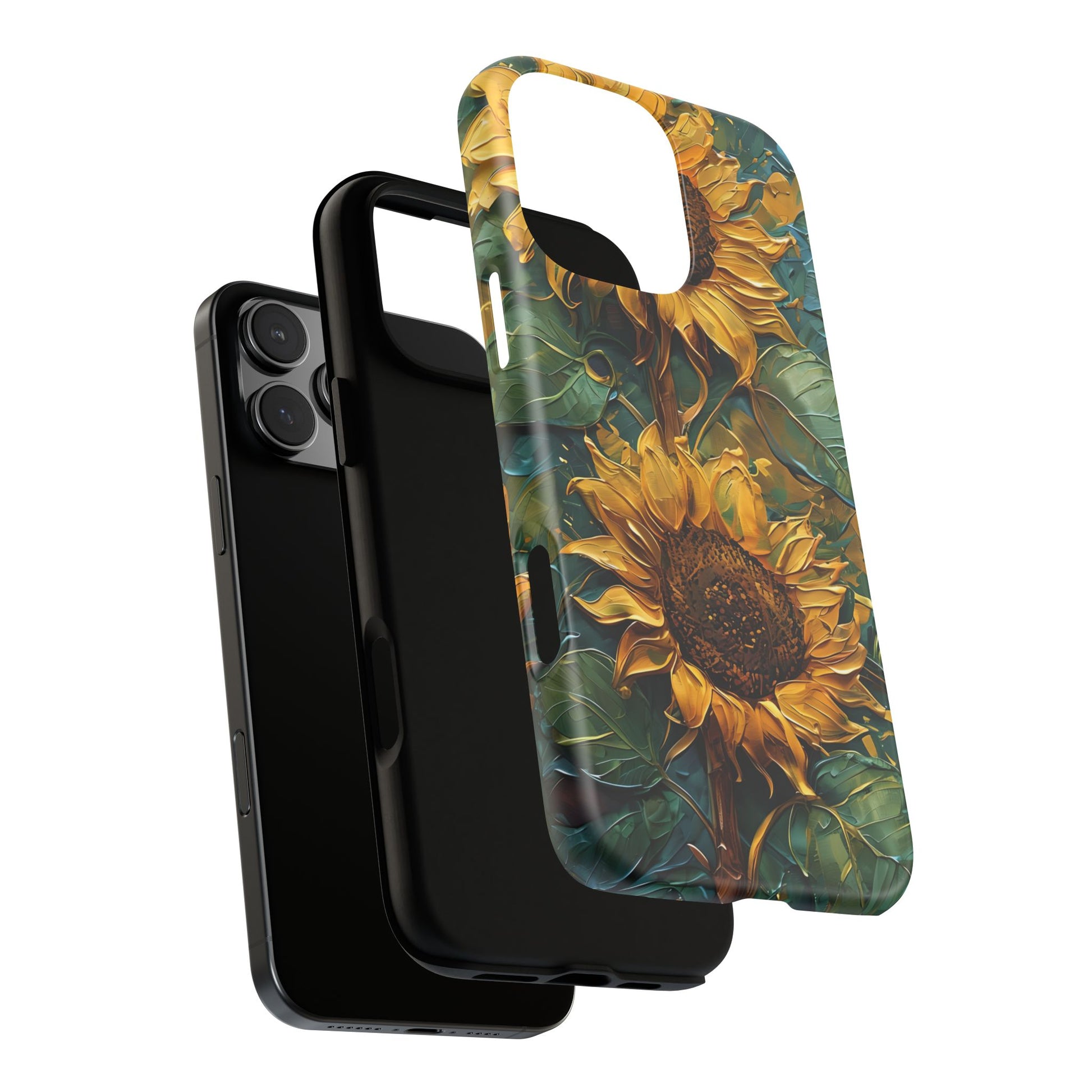 Sunflower Tough Phone Case - Floral Protection, Gift for Nature Lovers, Customizable, Summer Vibes, Eco-Friendly Accessories