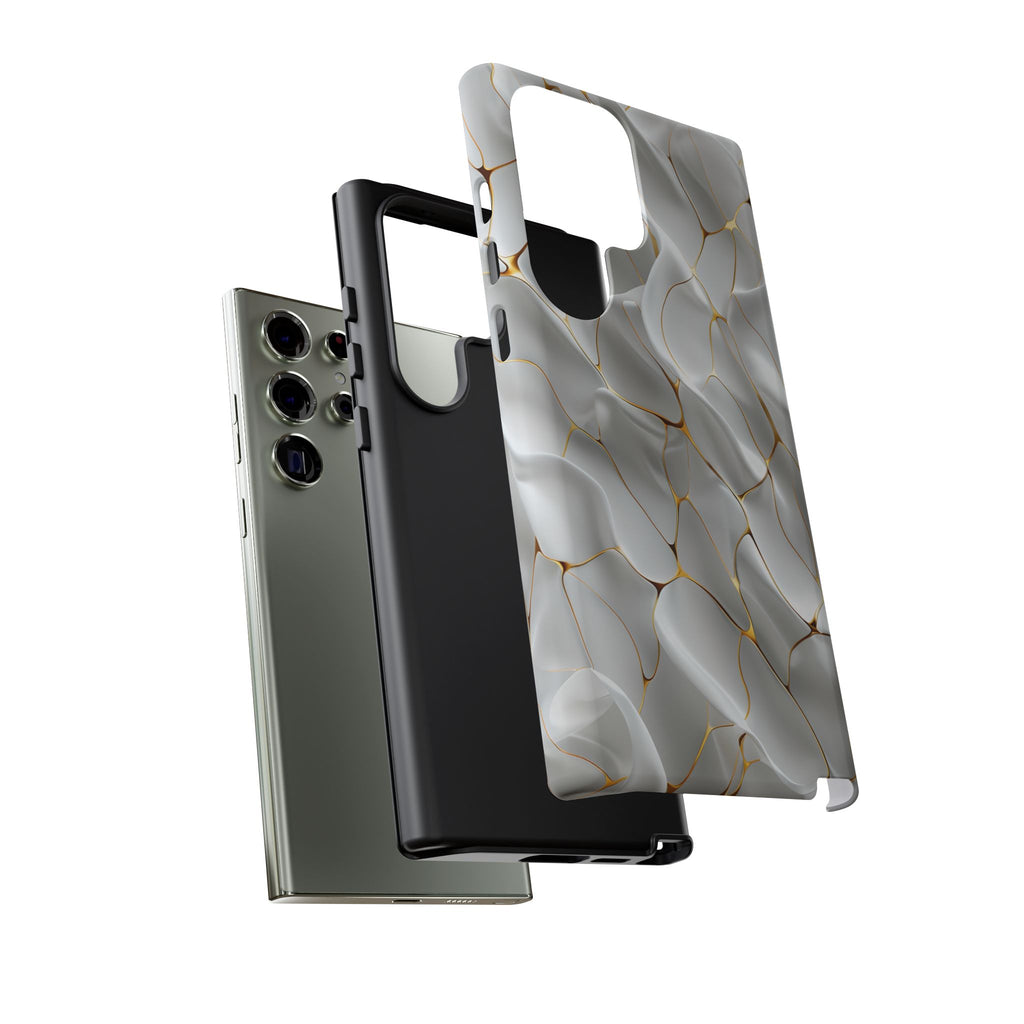 Elegant Phone Case with Golden Accents, Protective Mobile Cover, Stylish Tech Accessory, Perfect Gift for Any Occasion