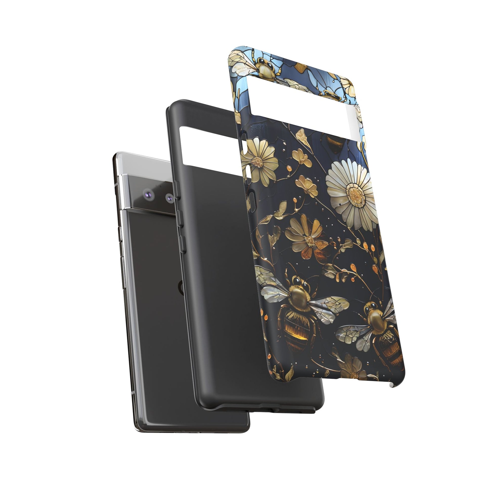 Bee & Flower Phone Cases - Tough, Stylish Protection, Gifts for Nature Lovers, Floral Phone Accessories, Cute Cases for All Ages
