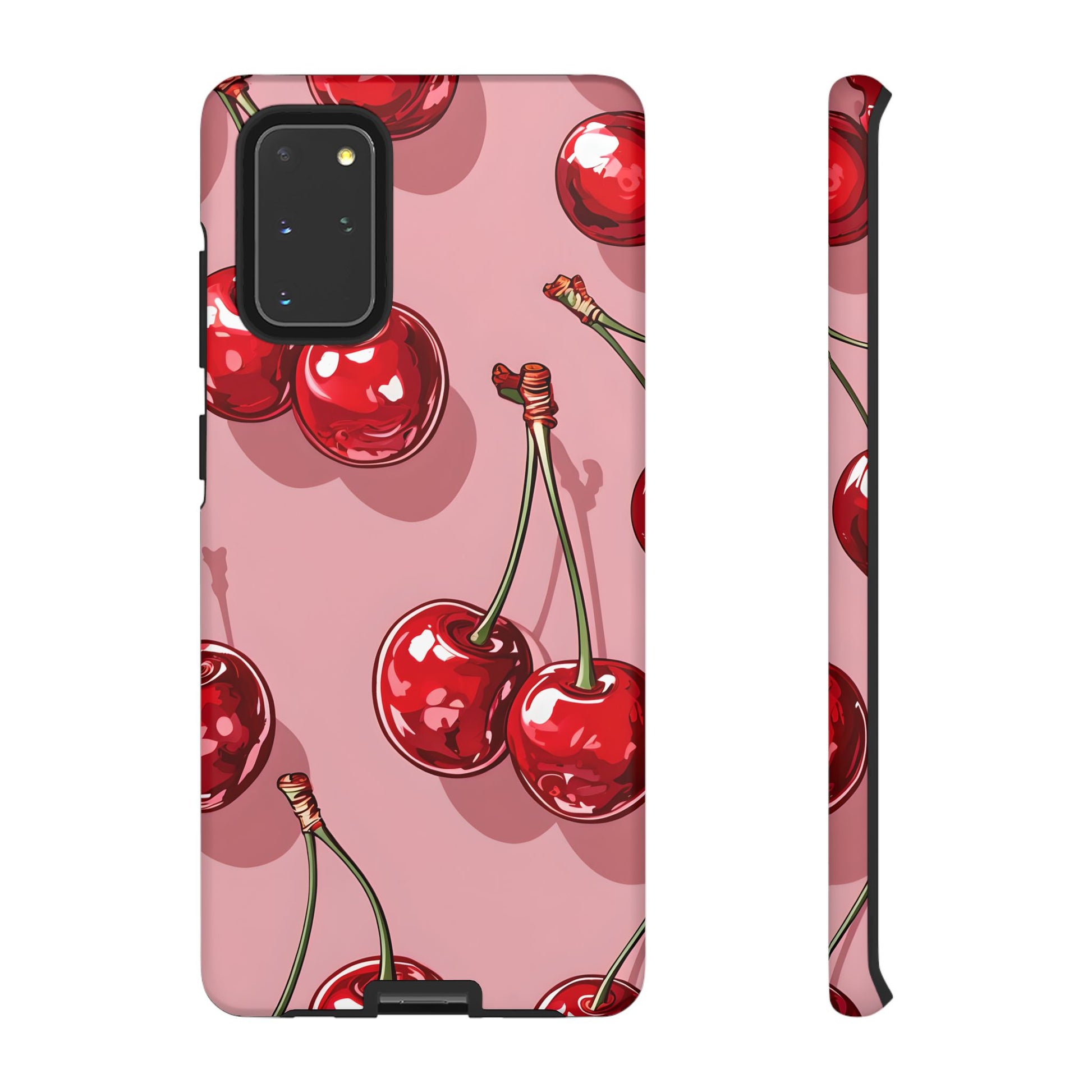 Cherry Blossom Phone Case, Tough Phone Cover, Cute Cherry Design, Summer Vibes, Phone Accessory, Gift for Her