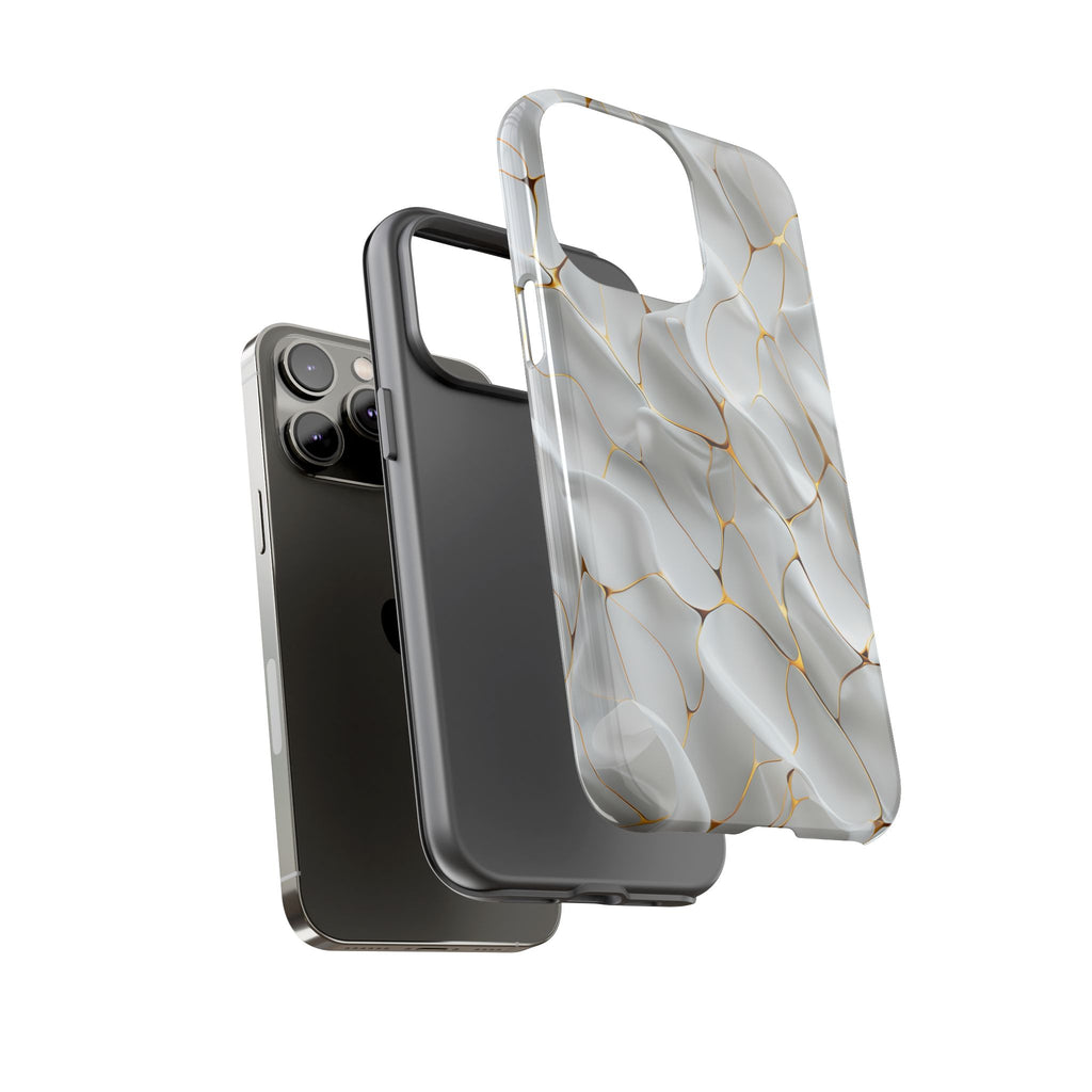 Elegant Phone Case with Golden Accents, Protective Mobile Cover, Stylish Tech Accessory, Perfect Gift for Any Occasion