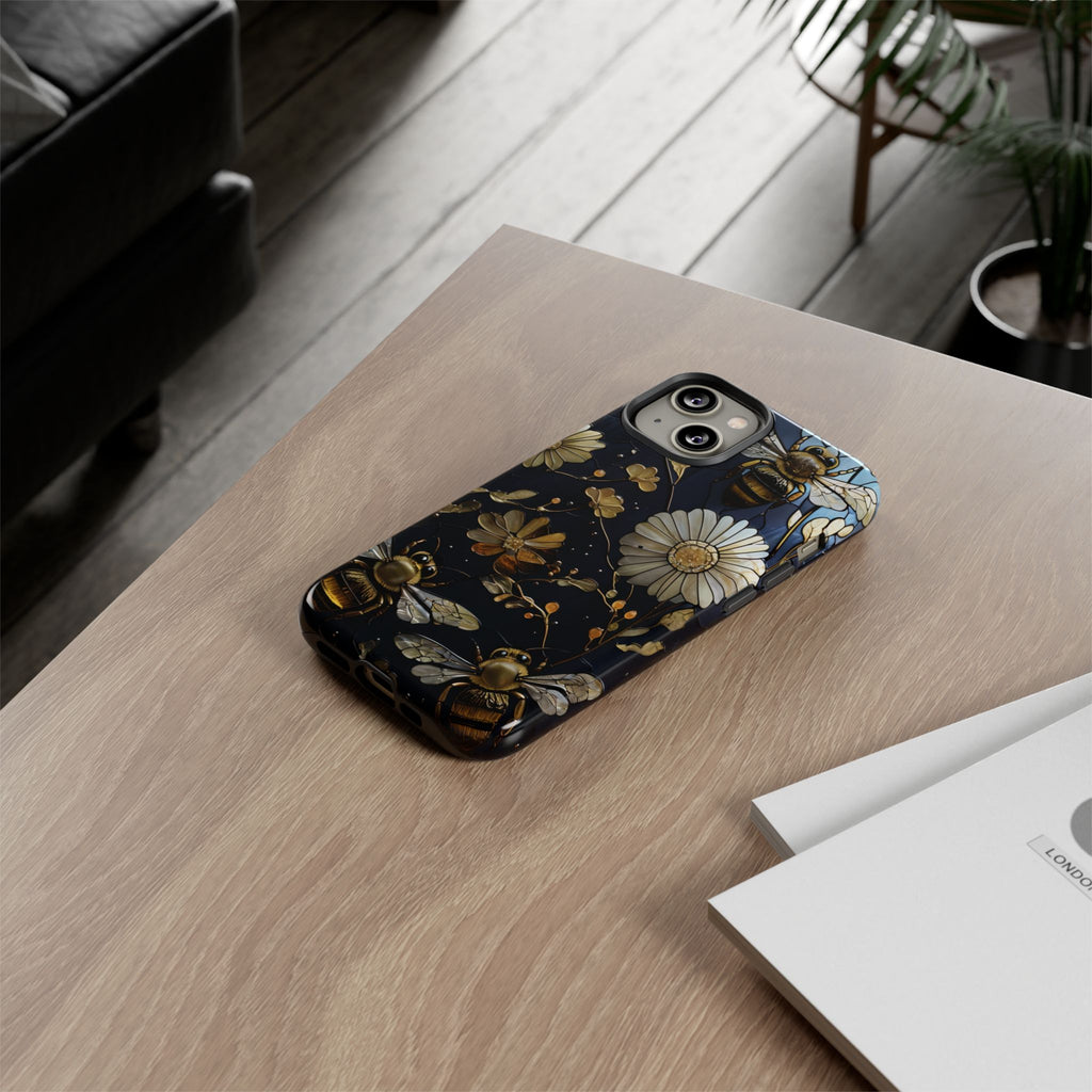 Bee & Flower Phone Cases - Tough, Stylish Protection, Gifts for Nature Lovers, Floral Phone Accessories, Cute Cases for All Ages