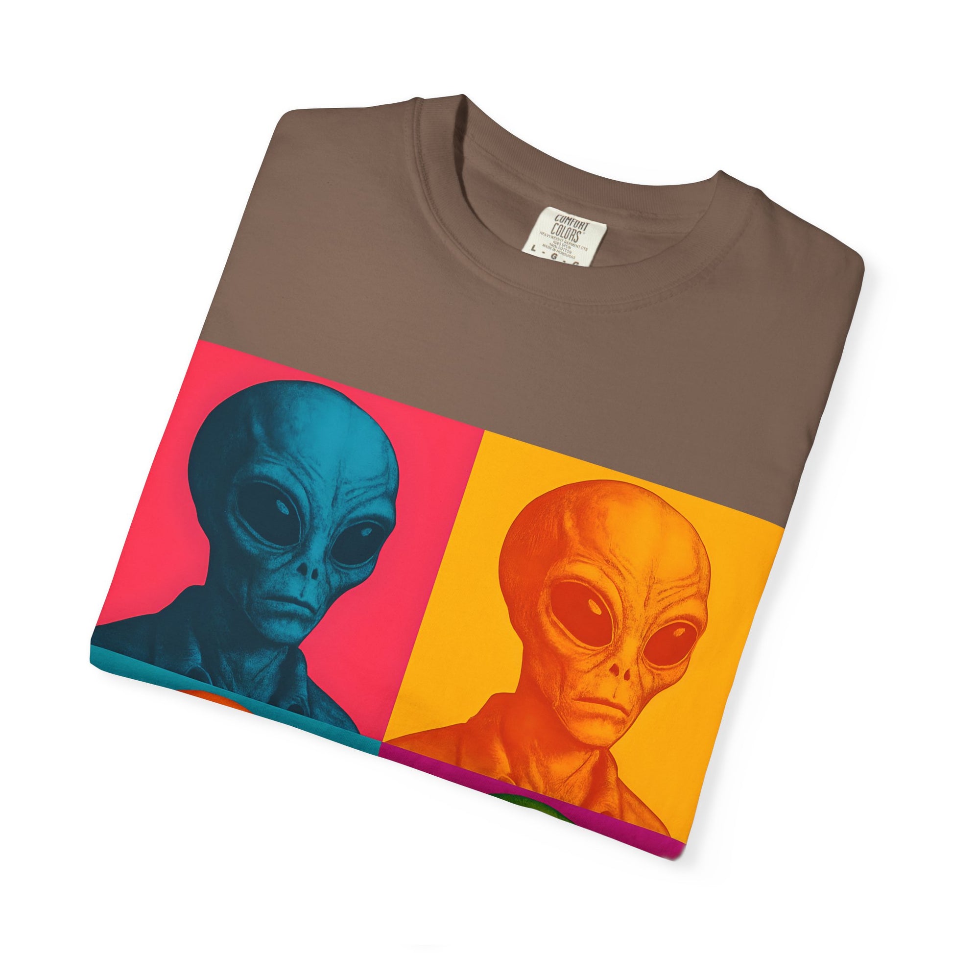 Pop Art Alien T-Shirt | Casual Wear, Gifts for Sci-Fi Fans, Vintage Style, Unisex Graphic Tee, Summer Fashion