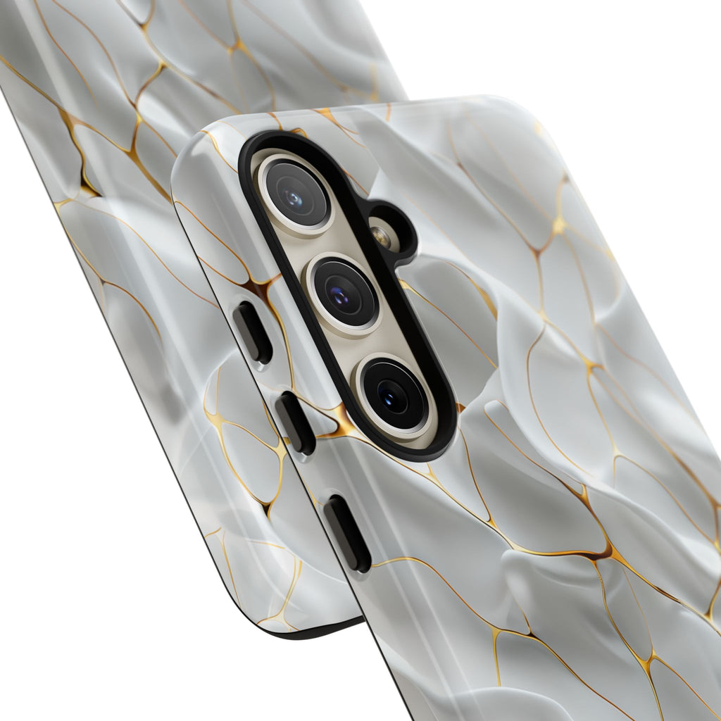 Elegant Phone Case with Golden Accents, Protective Mobile Cover, Stylish Tech Accessory, Perfect Gift for Any Occasion