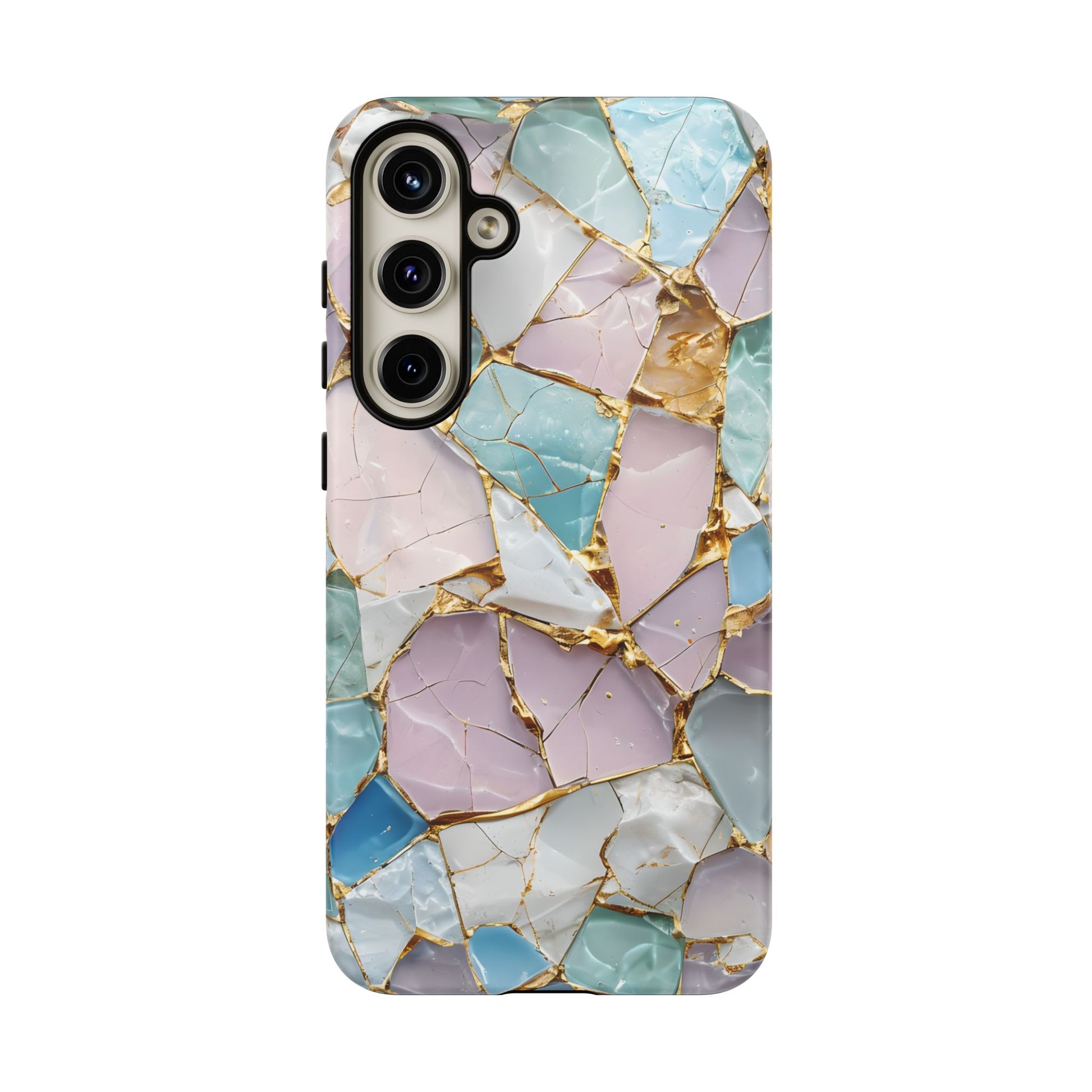 Colorful Phone Case - Tough Cases with Elegant Marble Design, Stylish Cover for Everyday Use, Gift for Her, Tech Accessory