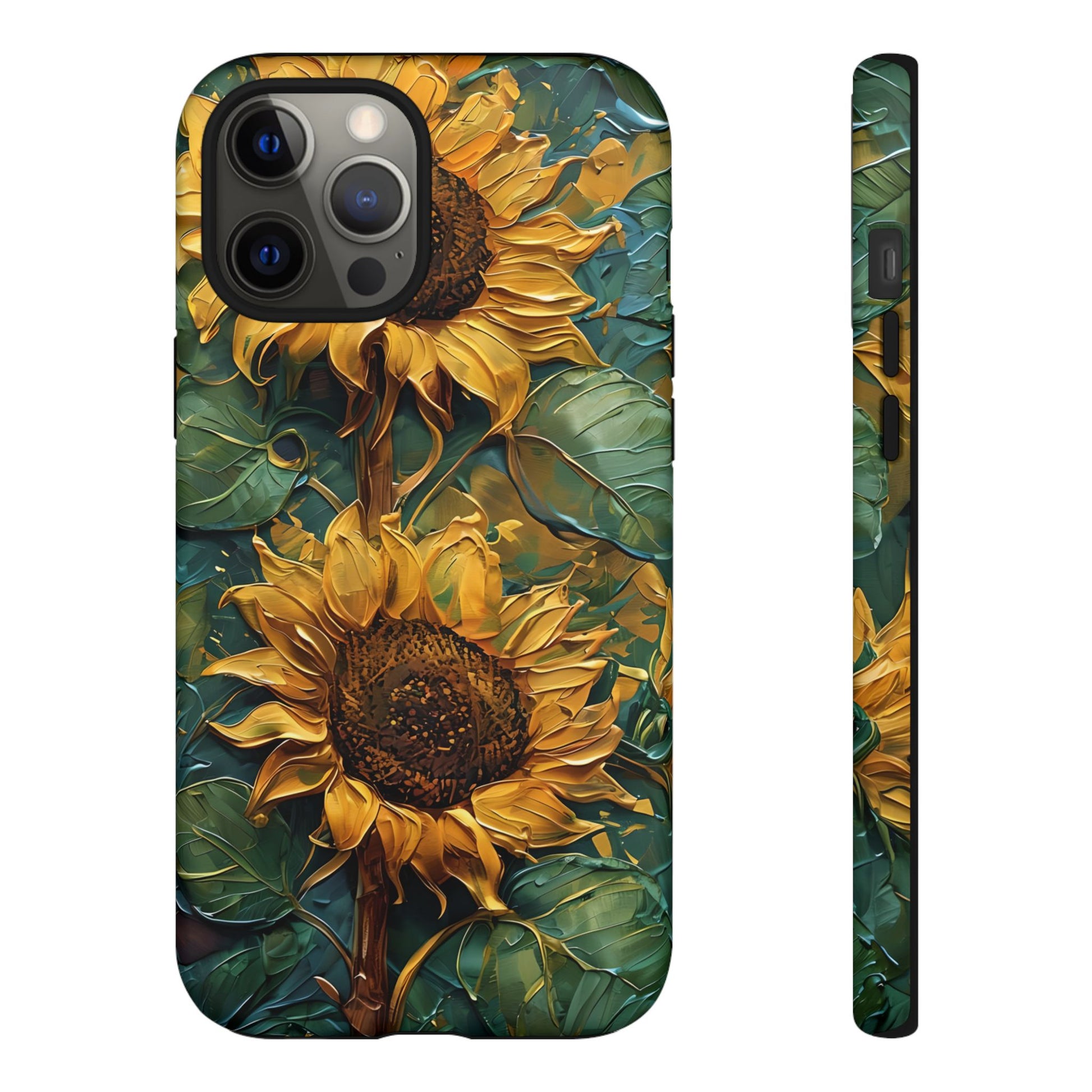 Sunflower Tough Phone Case - Floral Protection, Gift for Nature Lovers, Customizable, Summer Vibes, Eco-Friendly Accessories