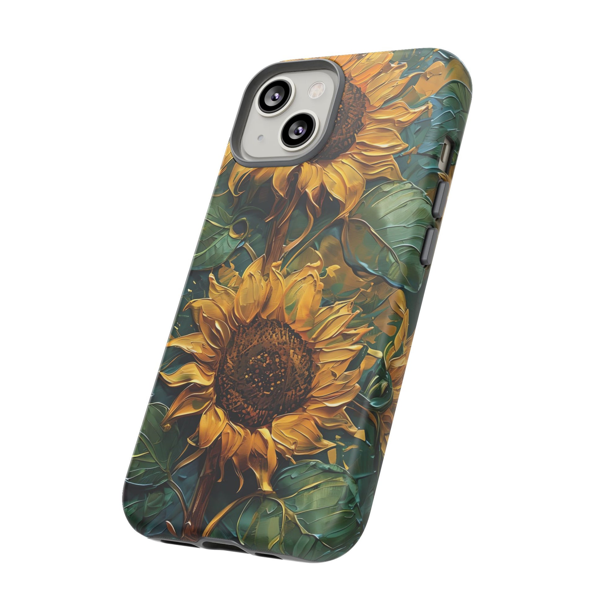 Sunflower Tough Phone Case - Floral Protection, Gift for Nature Lovers, Customizable, Summer Vibes, Eco-Friendly Accessories