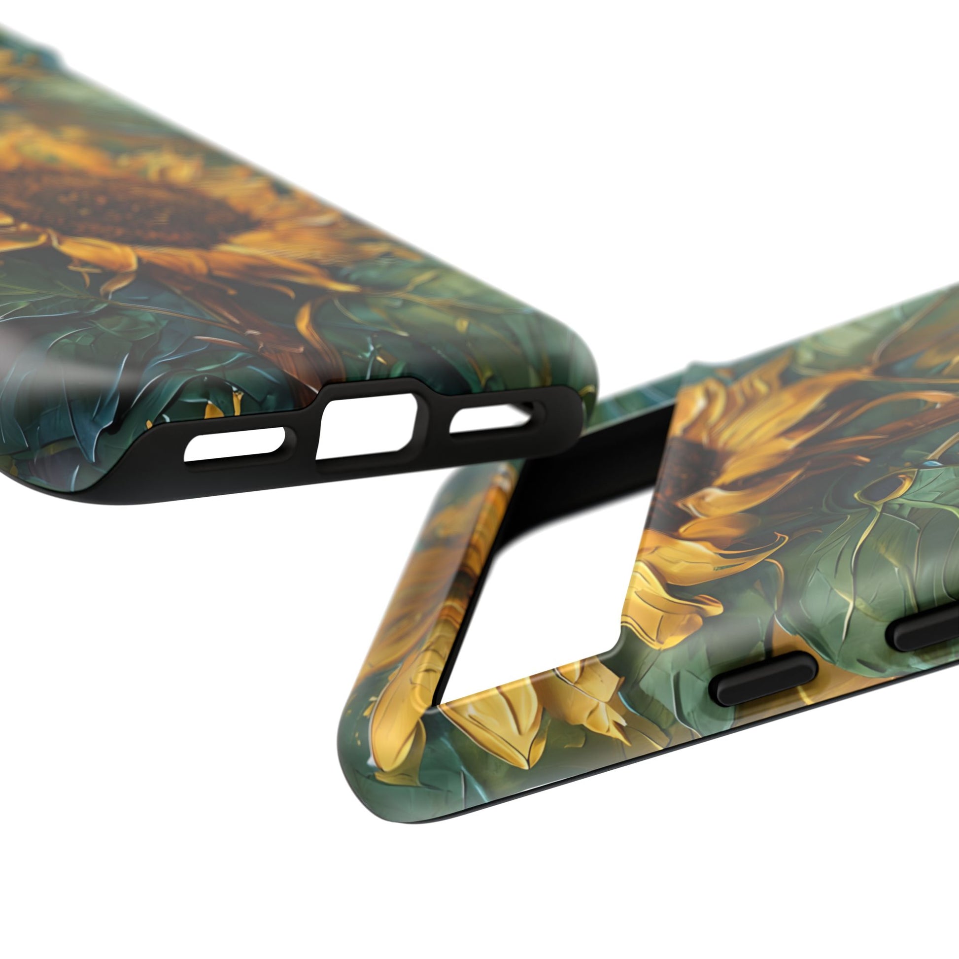 Sunflower Tough Phone Case - Floral Protection, Gift for Nature Lovers, Customizable, Summer Vibes, Eco-Friendly Accessories