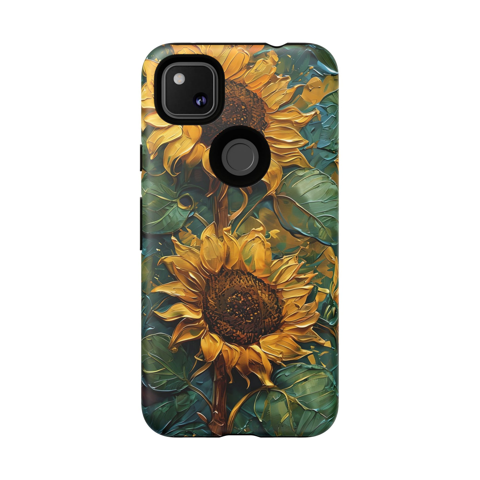 Sunflower Tough Phone Case - Floral Protection, Gift for Nature Lovers, Customizable, Summer Vibes, Eco-Friendly Accessories