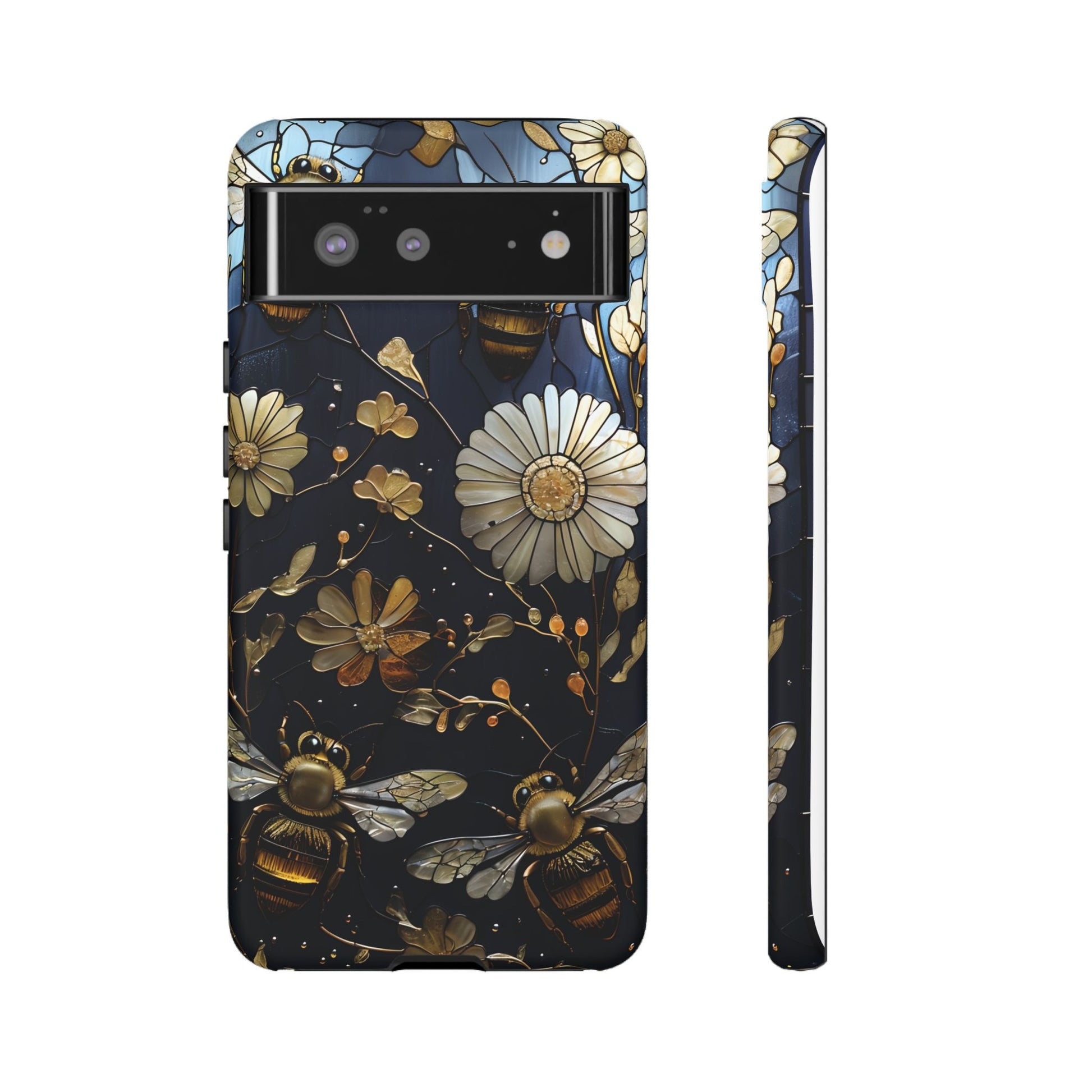 Bee & Flower Phone Cases - Tough, Stylish Protection, Gifts for Nature Lovers, Floral Phone Accessories, Cute Cases for All Ages