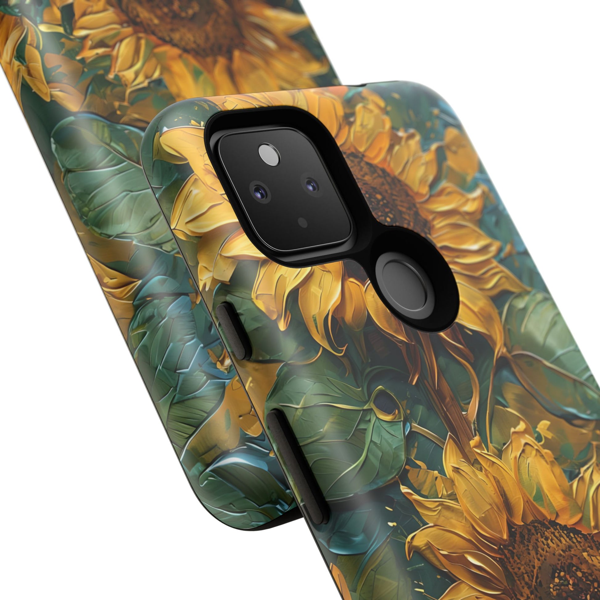 Sunflower Tough Phone Case - Floral Protection, Gift for Nature Lovers, Customizable, Summer Vibes, Eco-Friendly Accessories