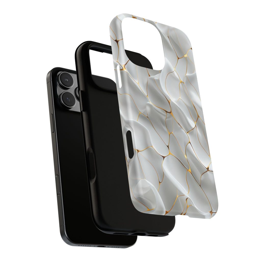 Elegant Phone Case with Golden Accents, Protective Mobile Cover, Stylish Tech Accessory, Perfect Gift for Any Occasion