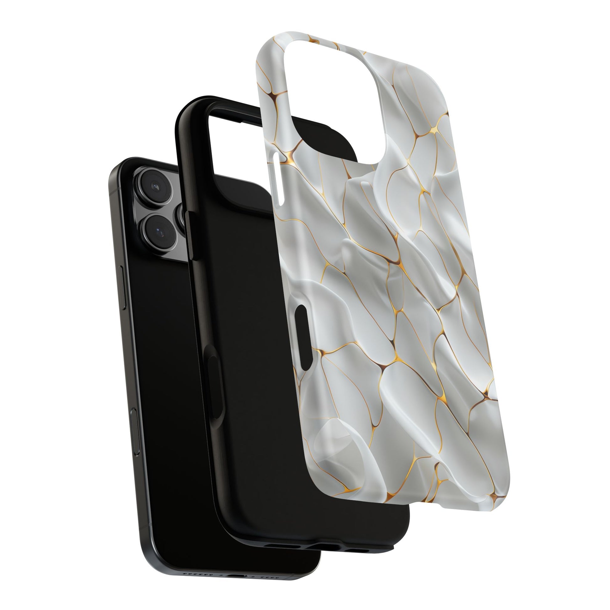 Elegant Phone Case with Golden Accents, Protective Mobile Cover, Stylish Tech Accessory, Perfect Gift for Any Occasion
