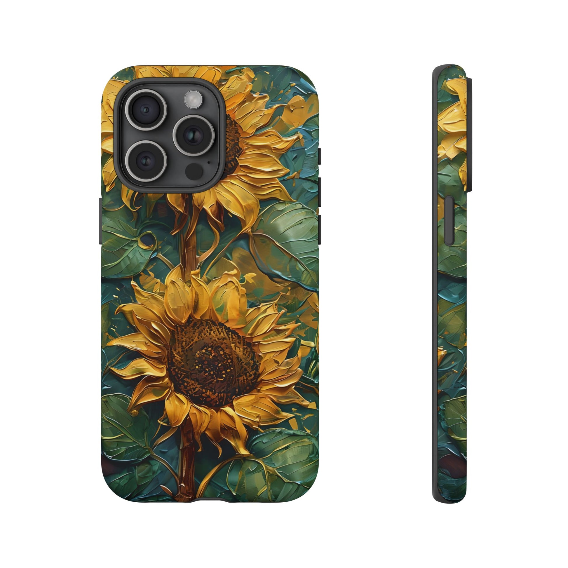 Sunflower Tough Phone Case - Floral Protection, Gift for Nature Lovers, Customizable, Summer Vibes, Eco-Friendly Accessories