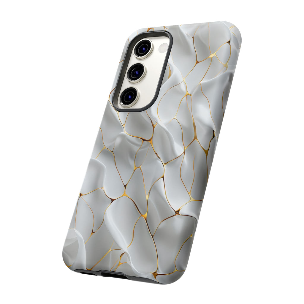 Elegant Phone Case with Golden Accents, Protective Mobile Cover, Stylish Tech Accessory, Perfect Gift for Any Occasion