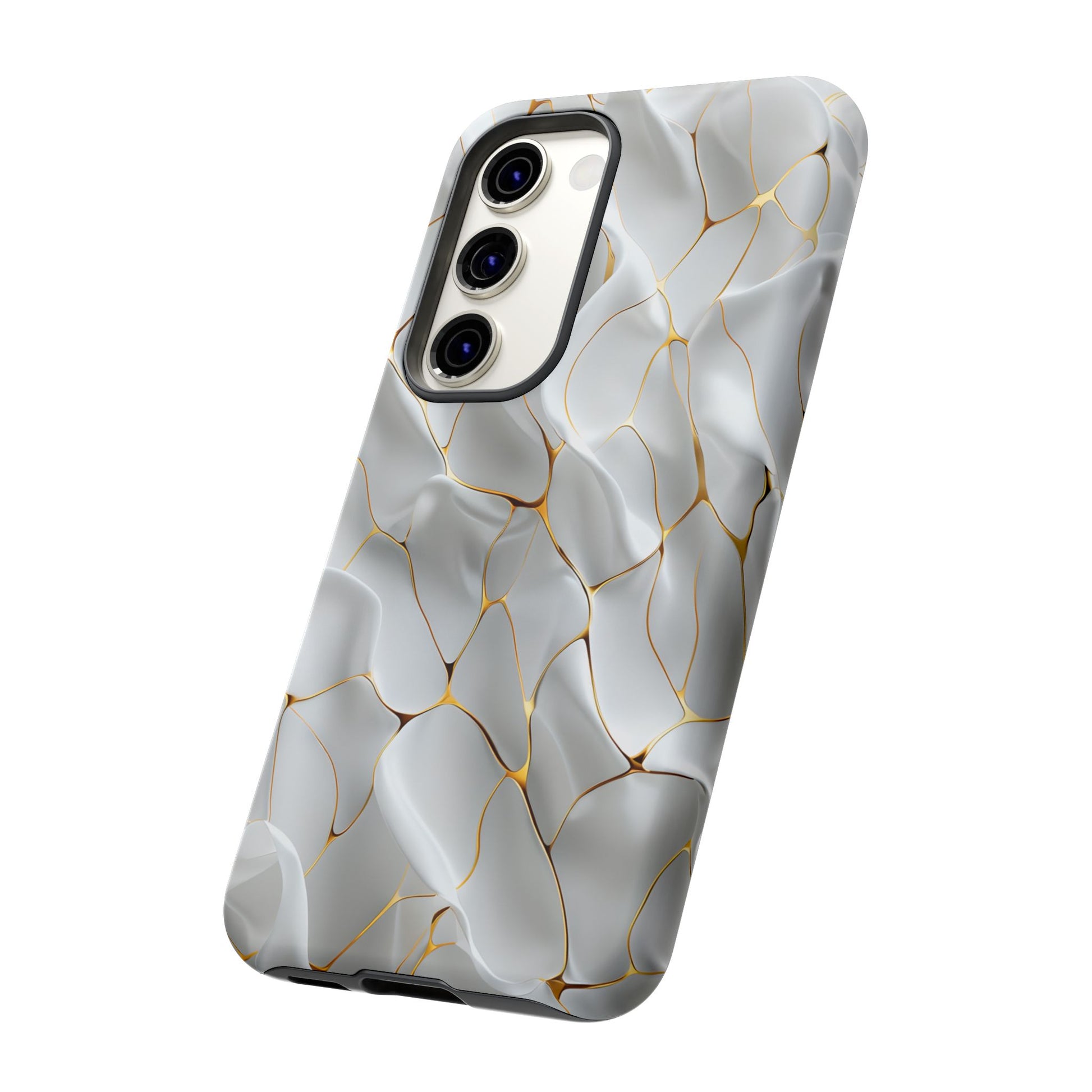 Elegant Phone Case with Golden Accents, Protective Mobile Cover, Stylish Tech Accessory, Perfect Gift for Any Occasion
