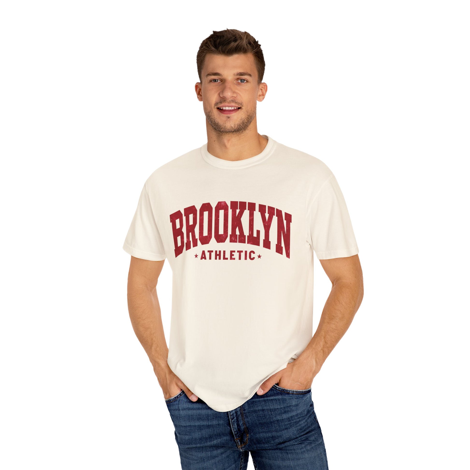 Brooklyn Athletic Unisex T-Shirt - Casual Streetwear, Gift for Him & Her, College Wear, Sports Enthusiast Apparel, Vintage Style Shirt